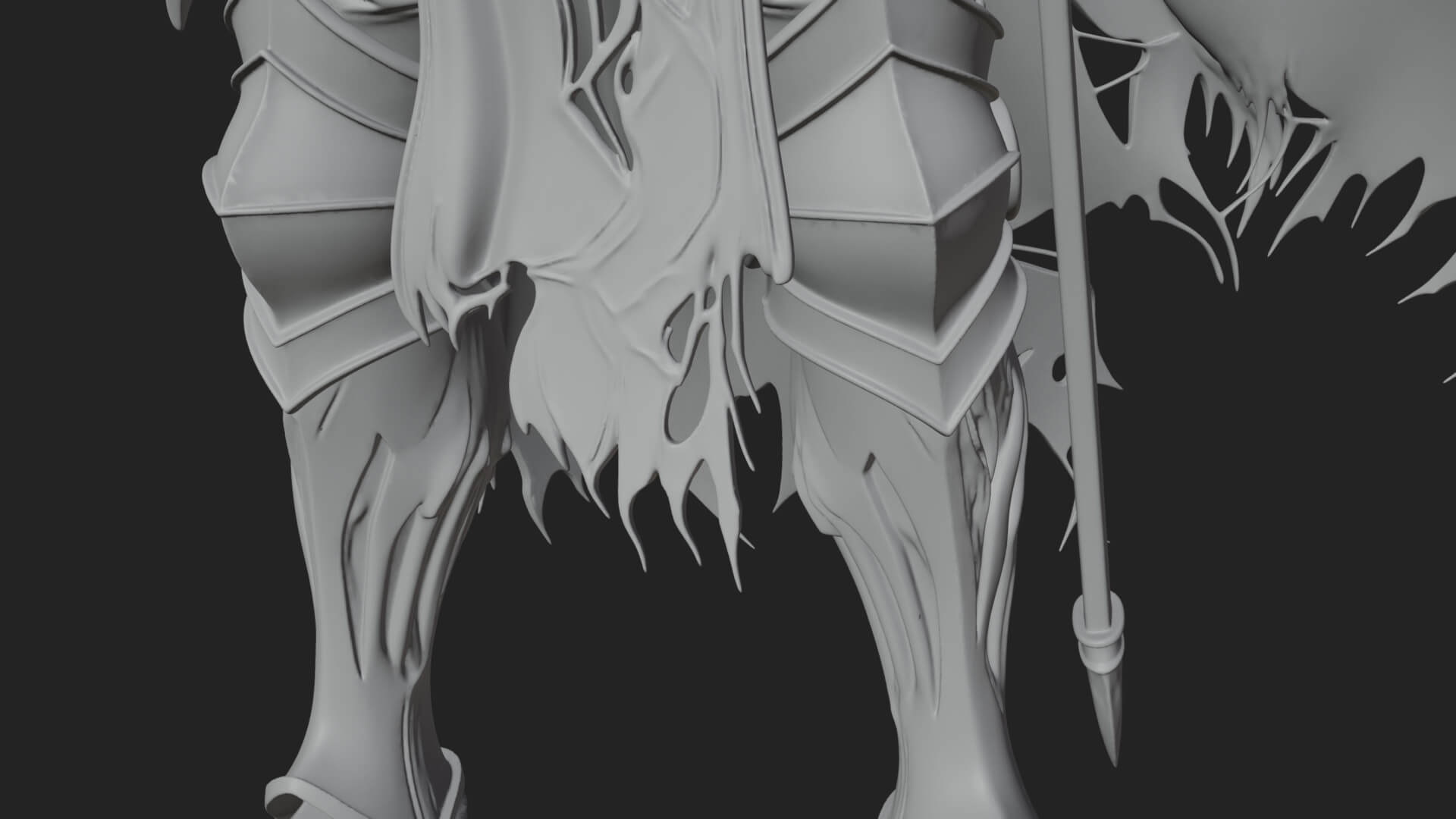 Skeleton Knight Statue Design 10 3D Print Model 3D Model