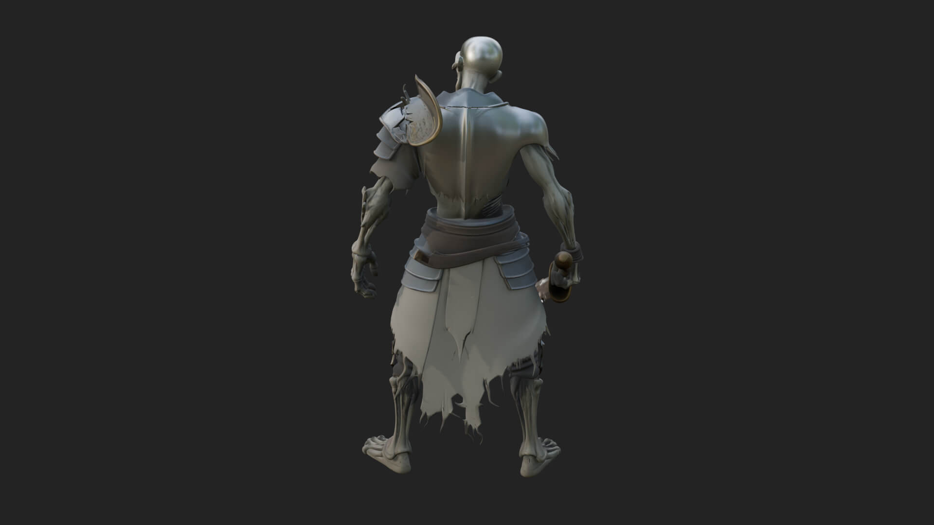 Skeleton Knight Statue Design 11 3D Print Model 3D Model