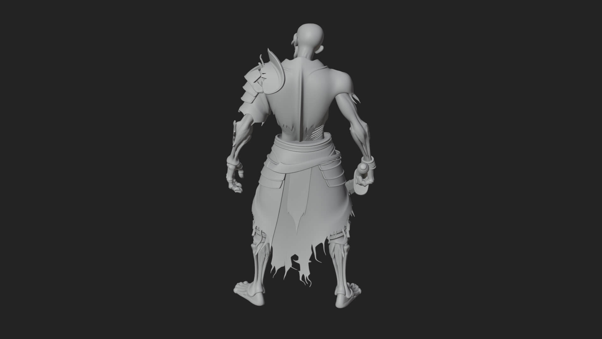 Skeleton Knight Statue Design 11 3D Print Model 3D Model