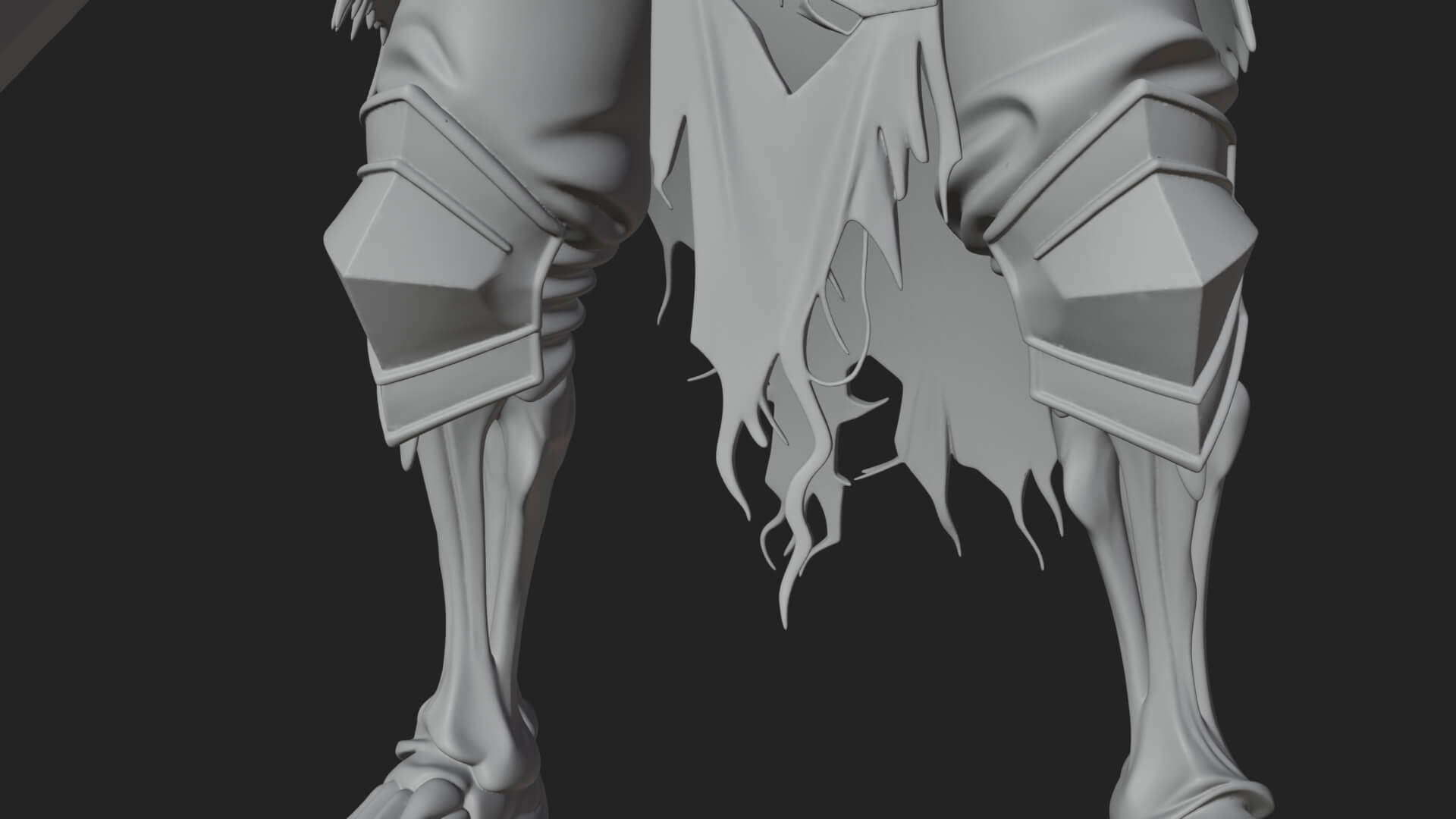 Skeleton Knight Statue Design 11 3D Print Model 3D Model