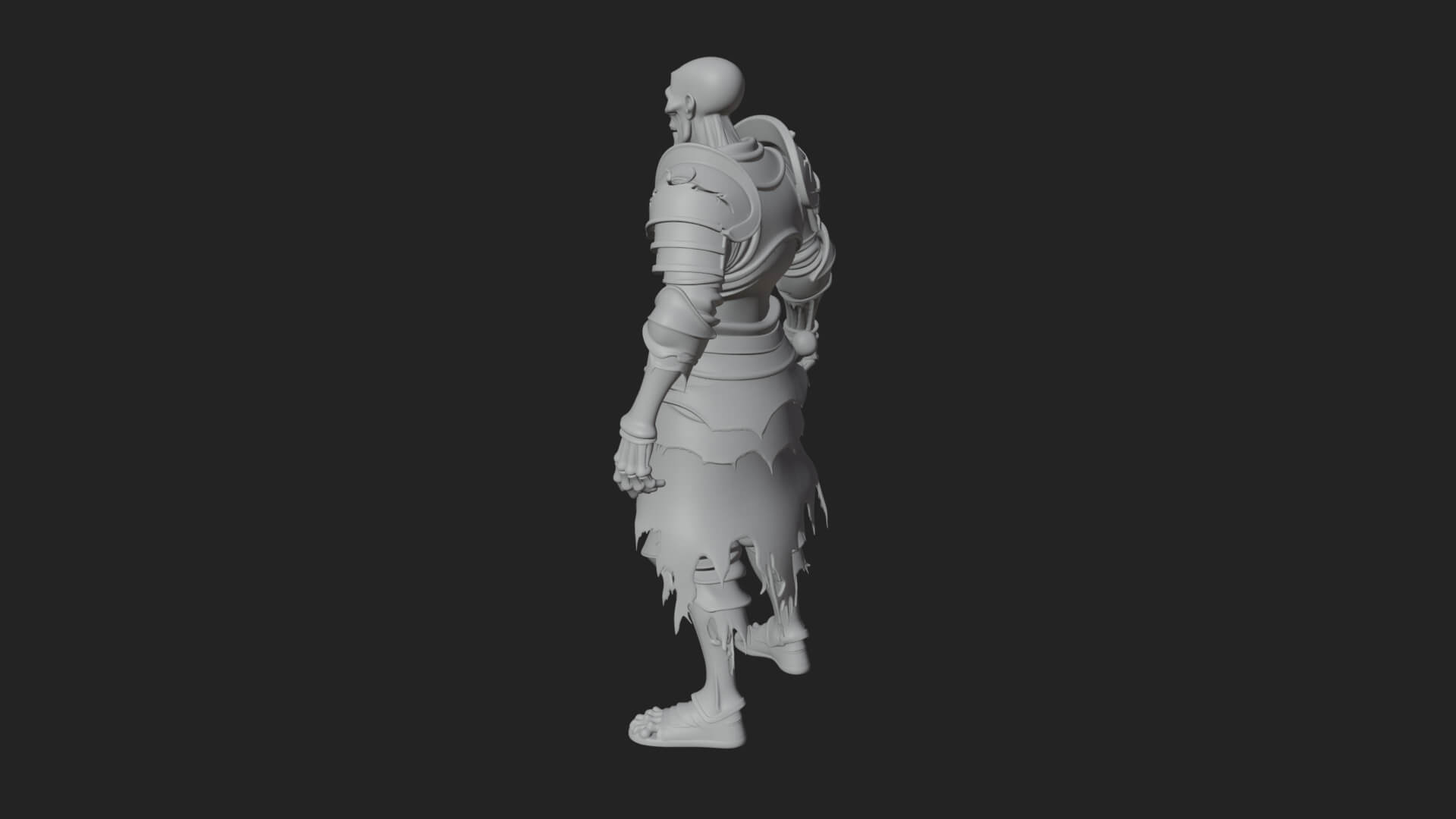Skeleton Knight Statue Design 12 3D Print Model 3D Model