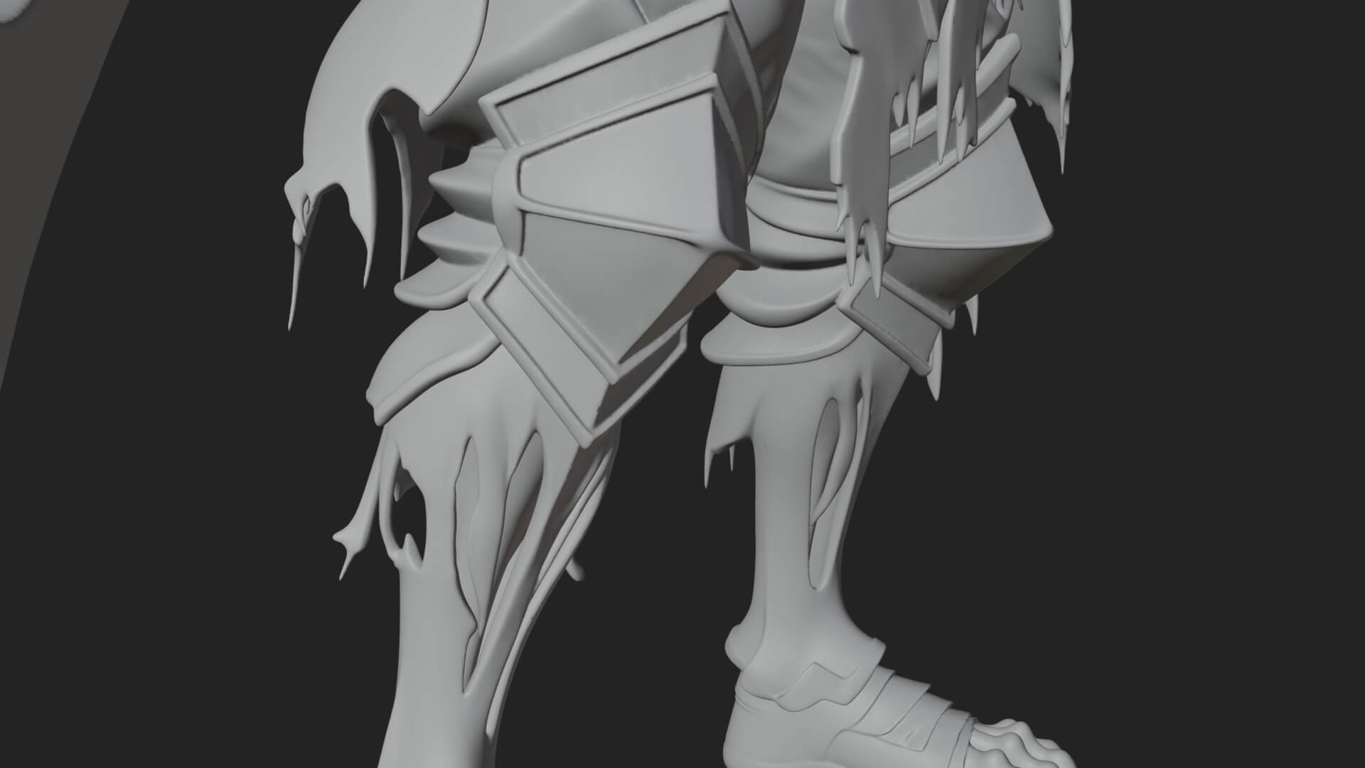 Skeleton Knight Statue Design 12 3D Print Model 3D Model