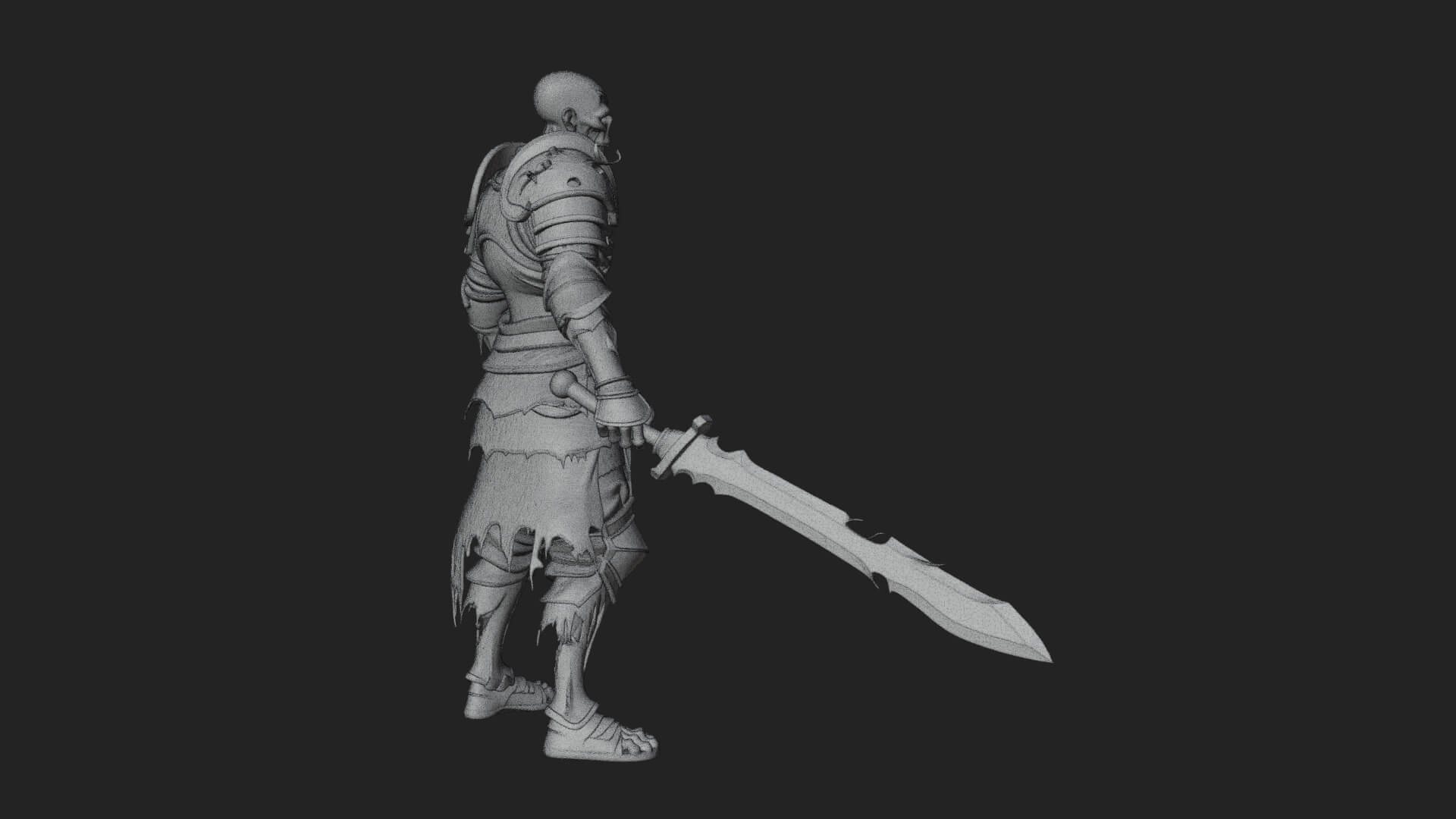 Skeleton Knight Statue Design 12 3D Print Model 3D Model