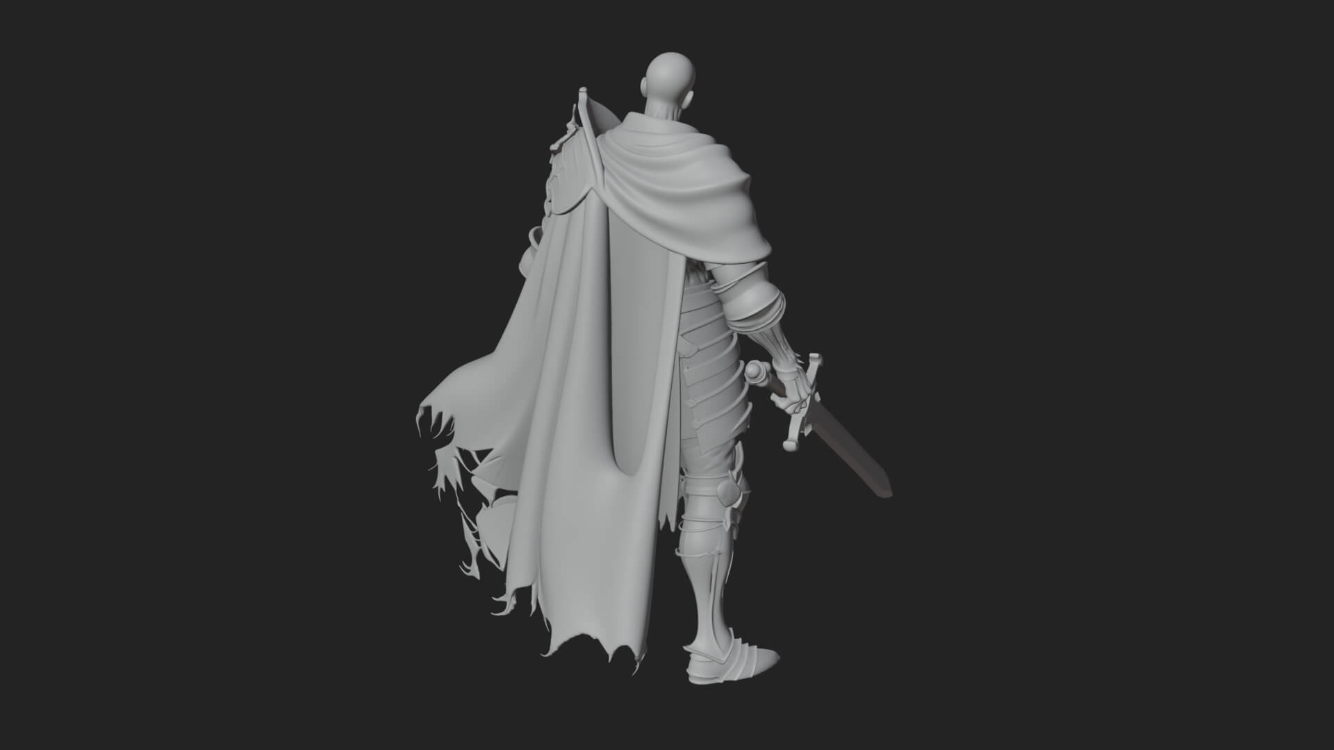 Skeleton Knight Statue Design 13 3D Print Model 3D Model