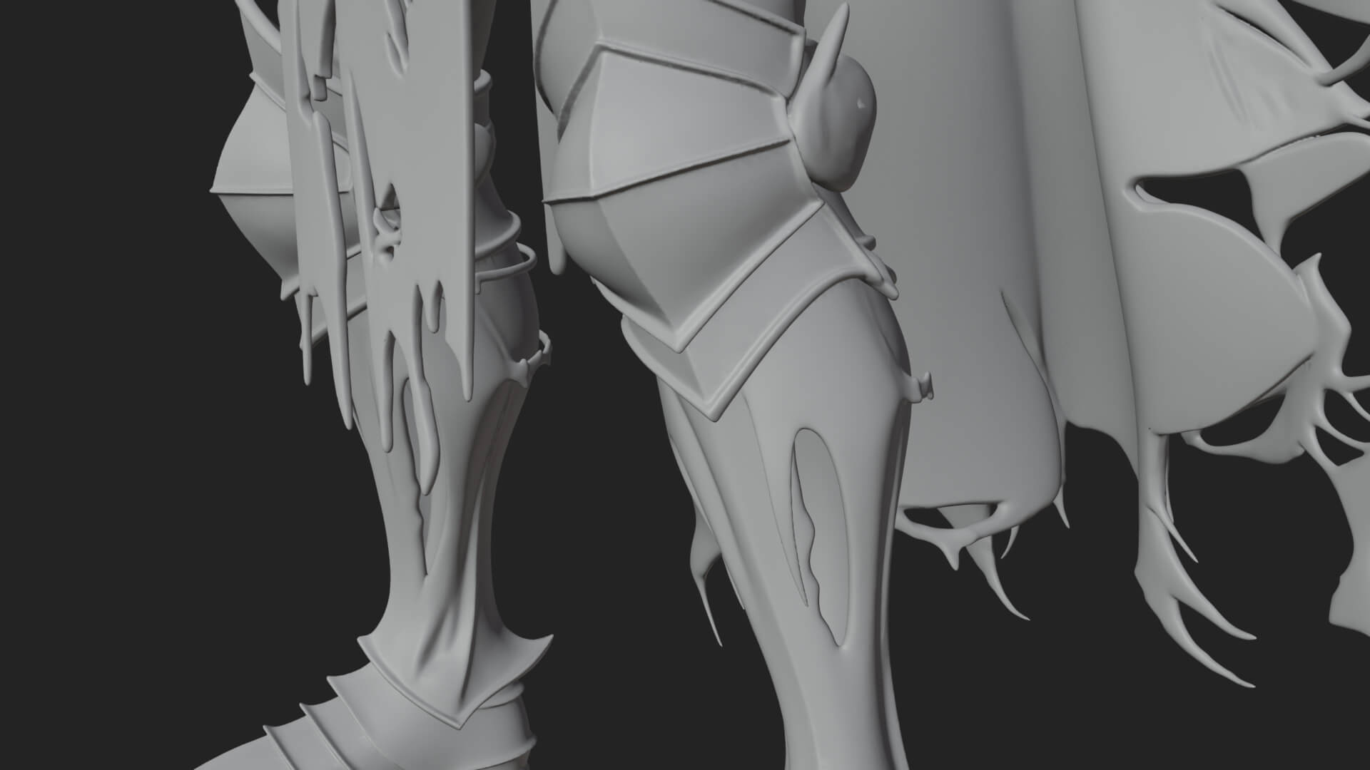 Skeleton Knight Statue Design 13 3D Print Model 3D Model