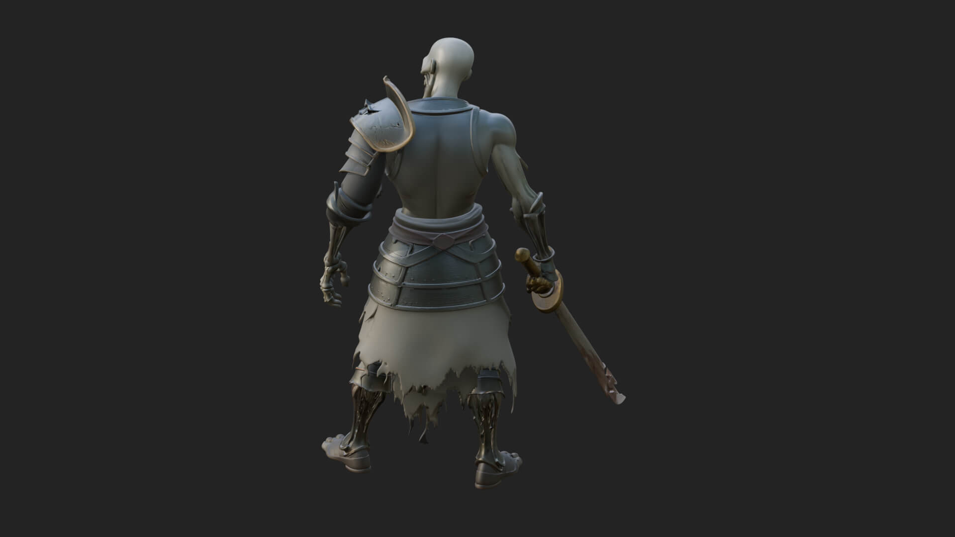 Skeleton Knight Statue Design 15 3D Print Model 3D Model