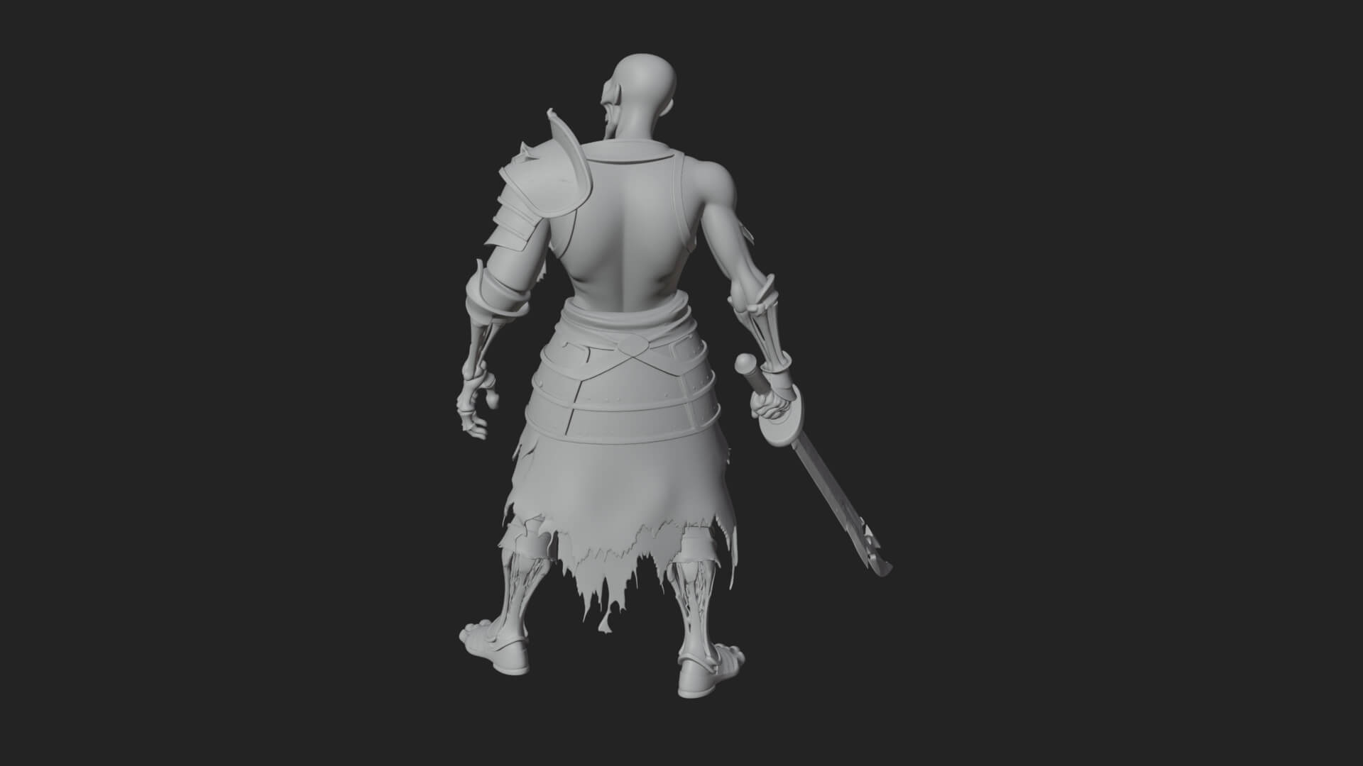 Skeleton Knight Statue Design 15 3D Print Model 3D Model