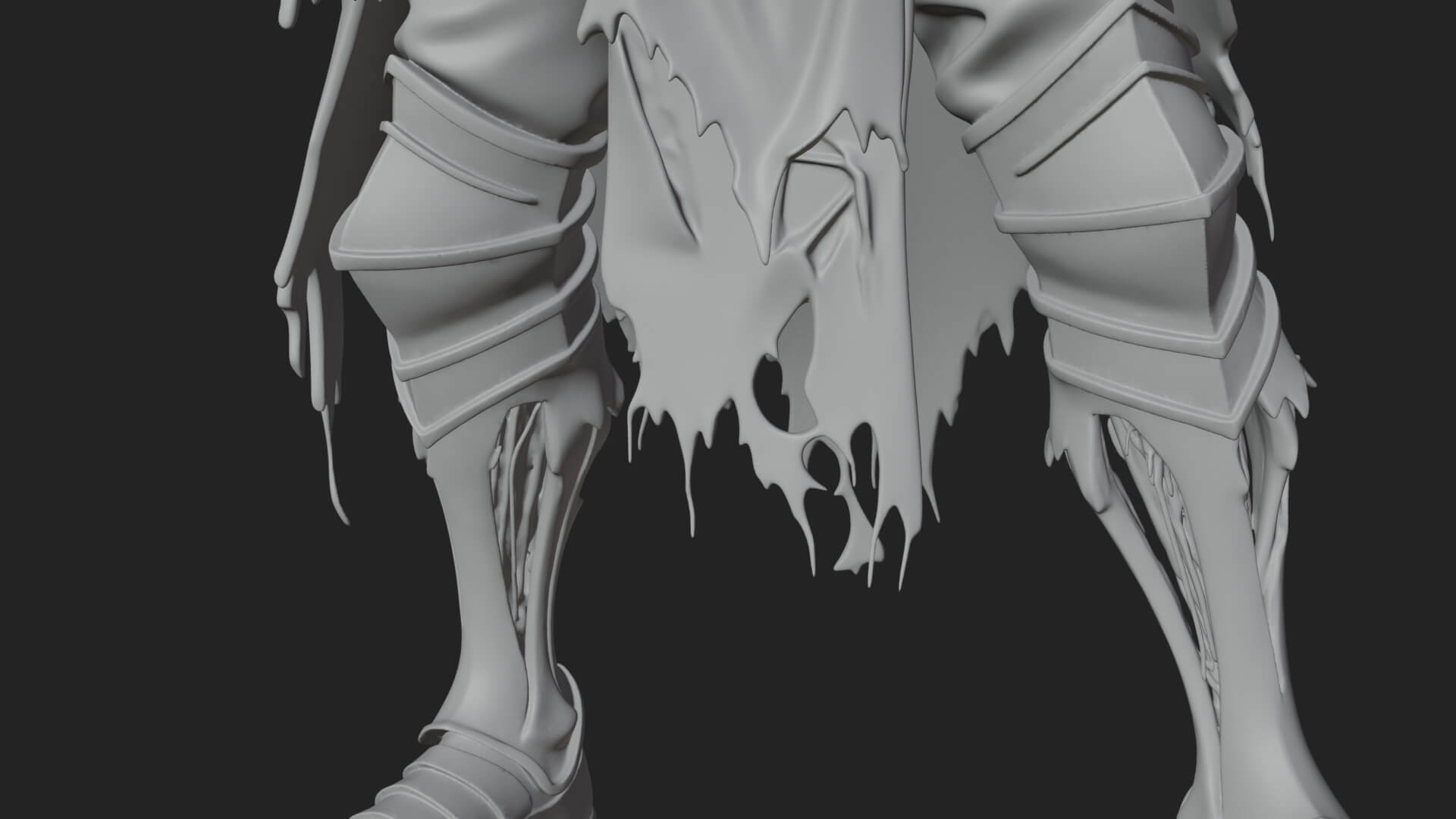 Skeleton Knight Statue Design 15 3D Print Model 3D Model