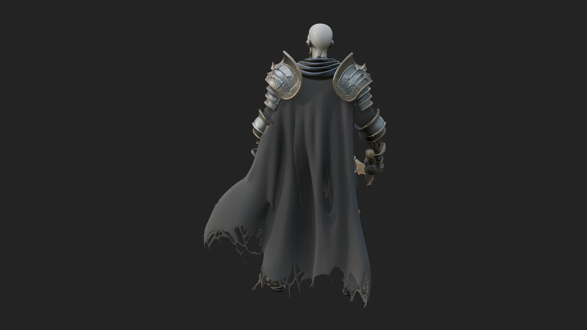 Skeleton Knight Statue Design 5 3D Print Model 3D Model