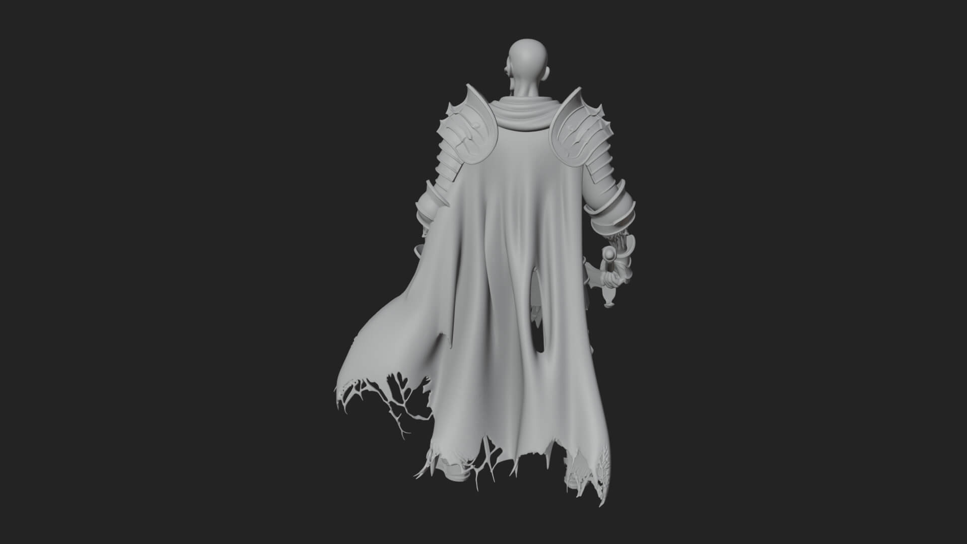 Skeleton Knight Statue Design 5 3D Print Model 3D Model