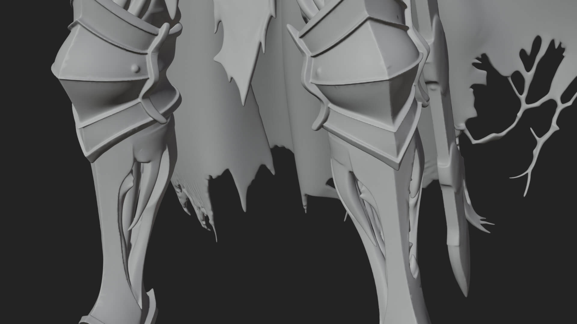 Skeleton Knight Statue Design 5 3D Print Model 3D Model