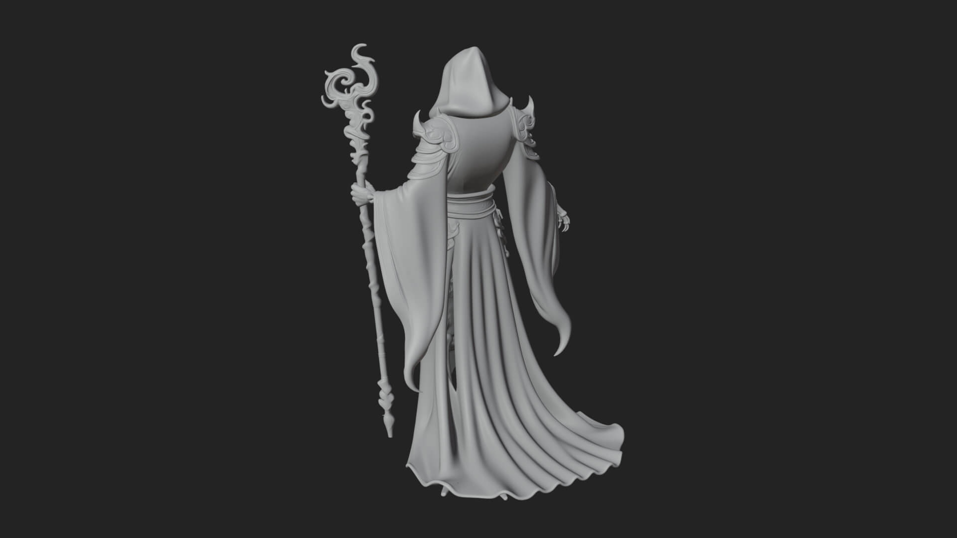 Skeleton Lich Statue Design 1 3D Print Model 3D Model