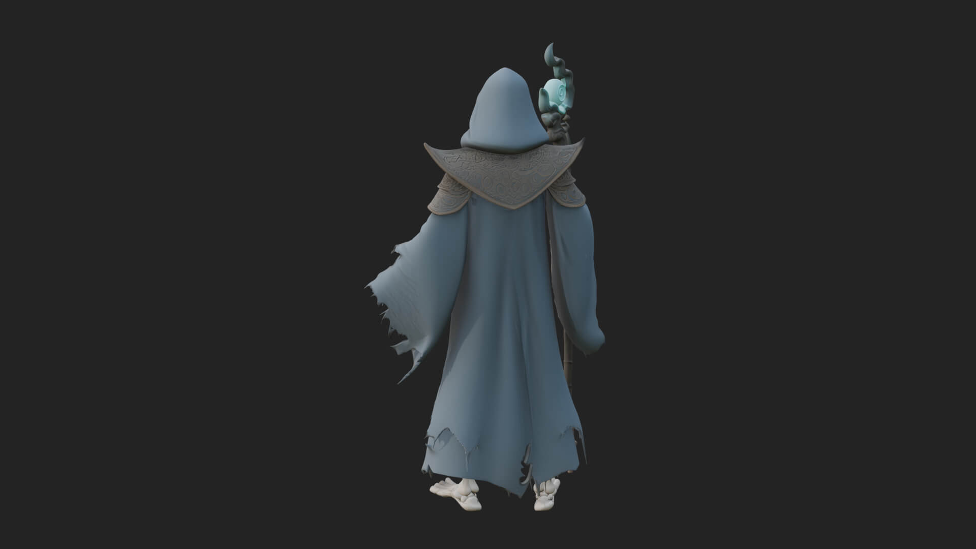 Skeleton Lich Statue Design 11 3D Print Model 3D Model