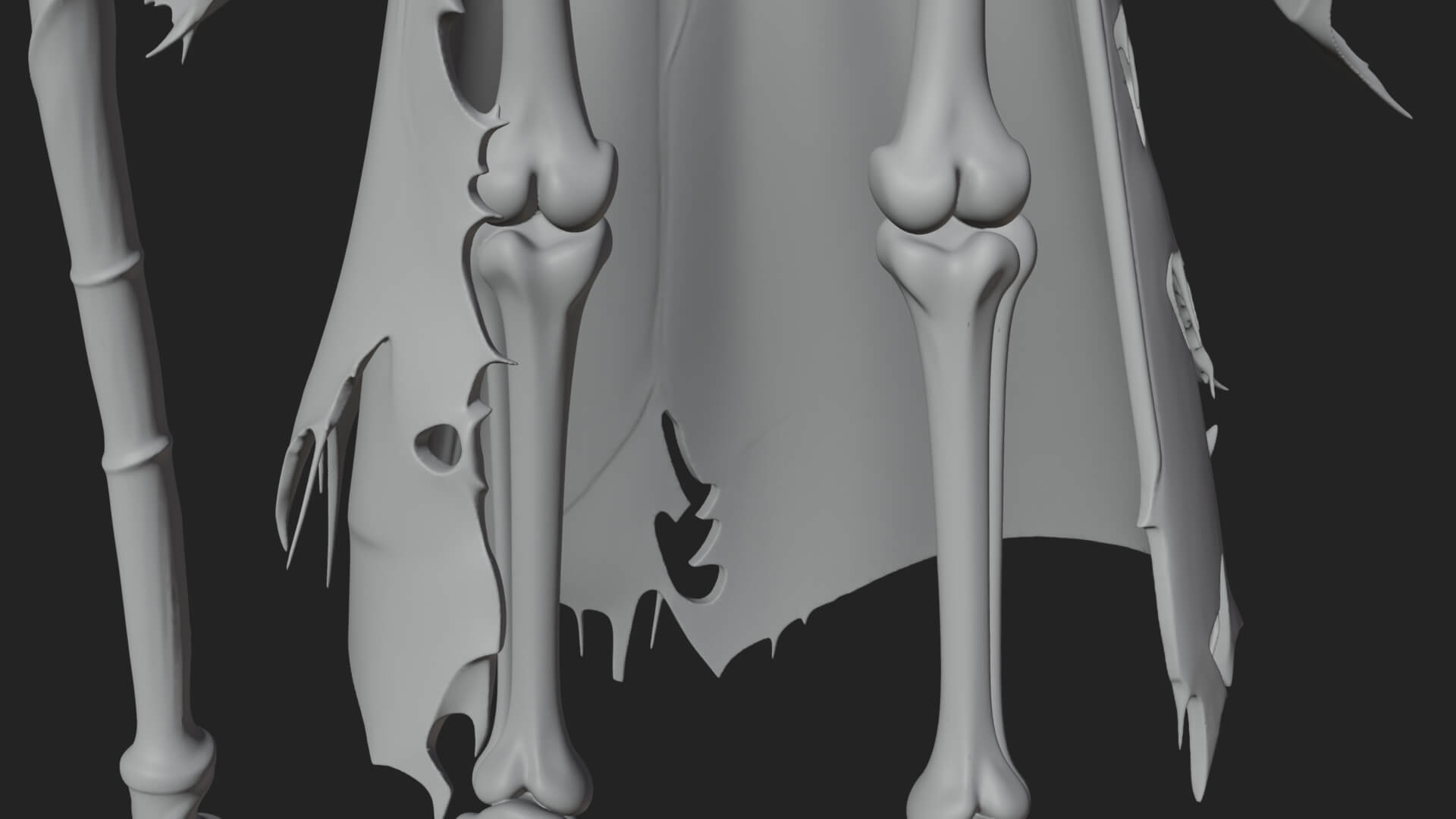 Skeleton Lich Statue Design 11 3D Print Model 3D Model