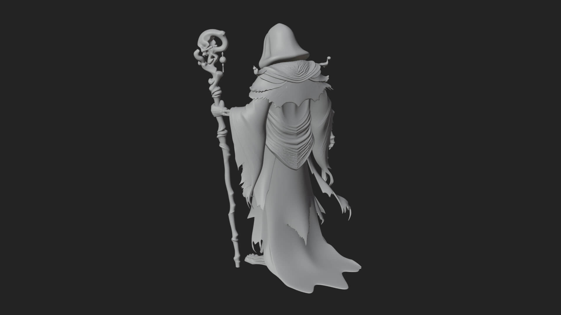 Skeleton Lich Statue Design 12 3D Print Model 3D Model
