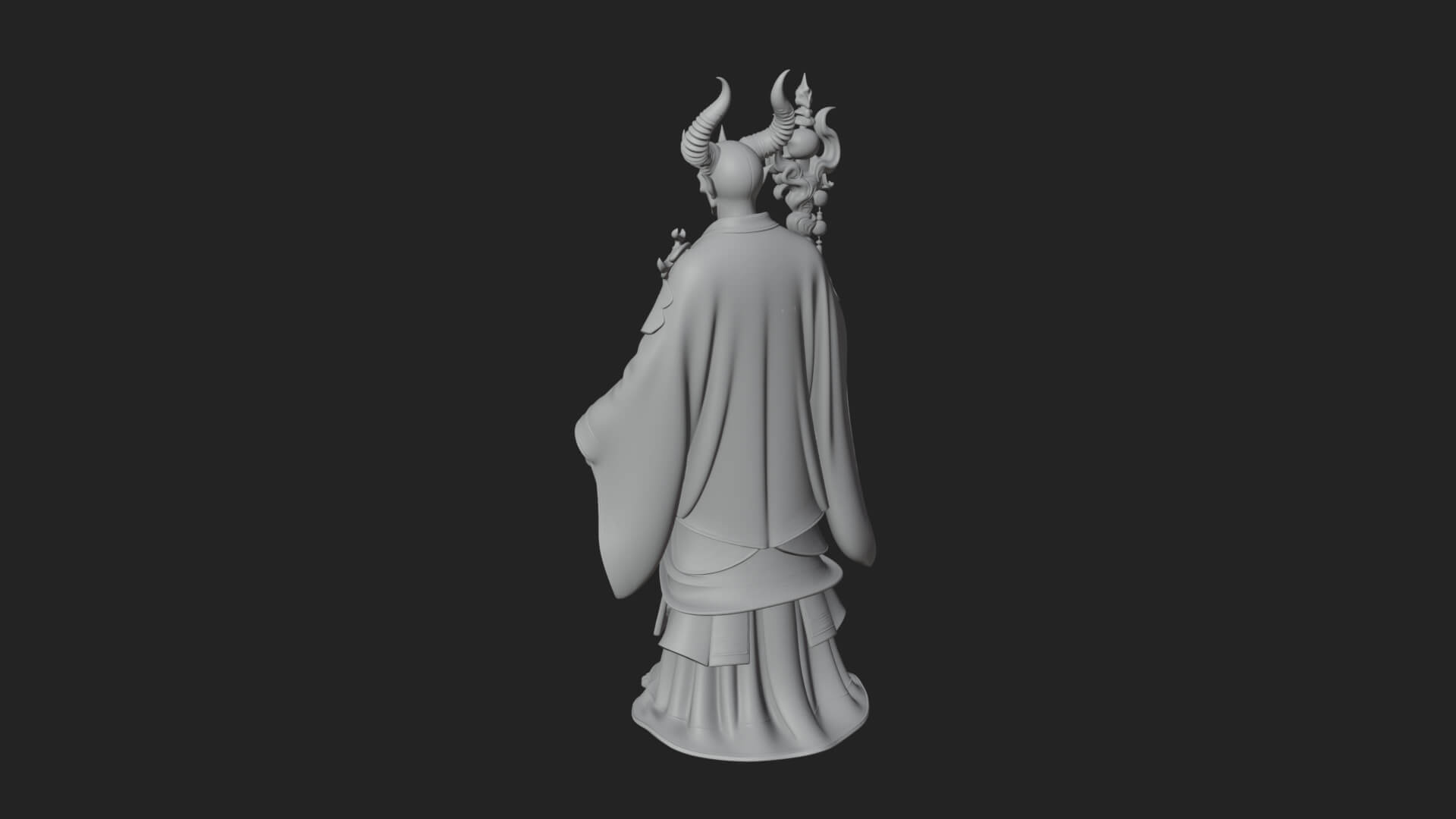 Skeleton Lich Statue Design 14 3D Print Model 3D Model
