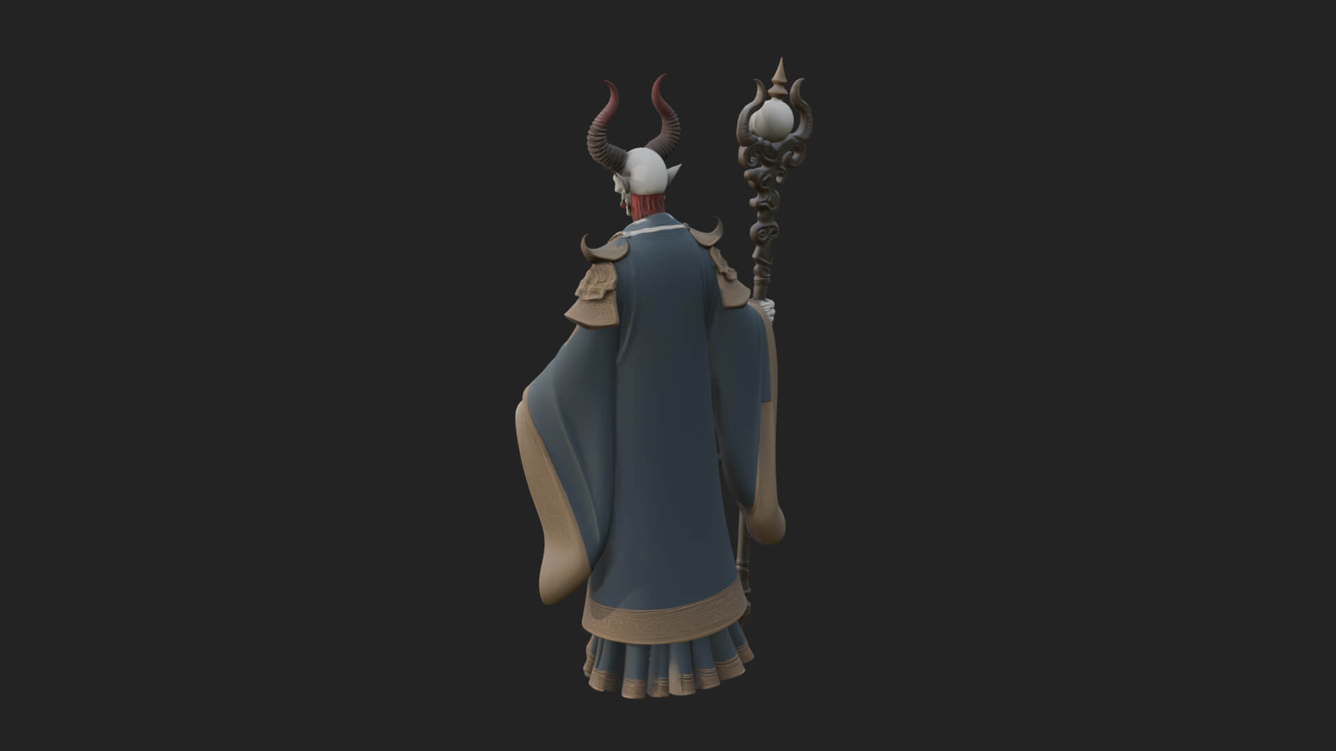 Skeleton Lich Statue Design 15 3D Print Model 3D Model