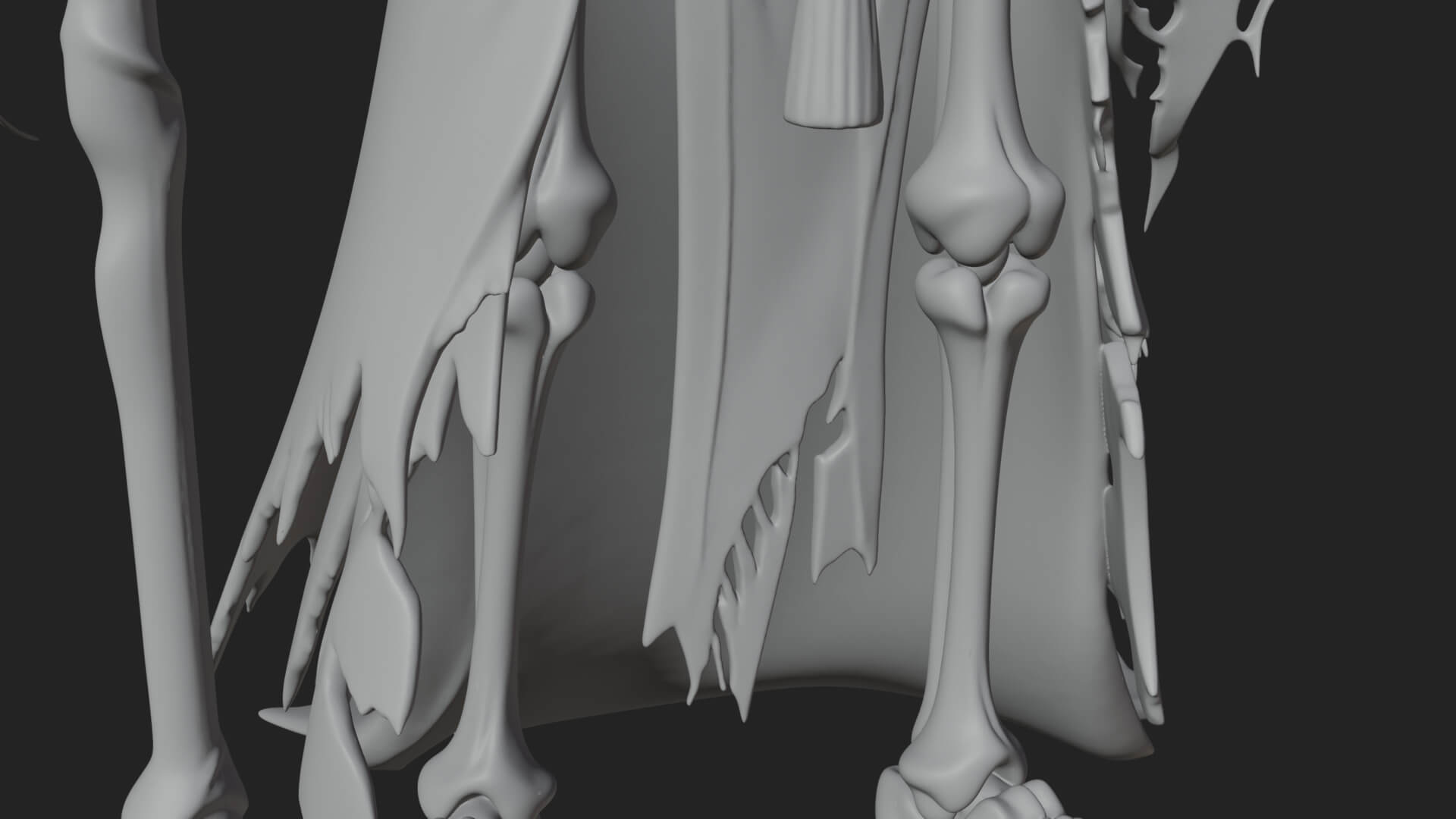 Skeleton Lich Statue Design 16 3D Print Model 3D Model