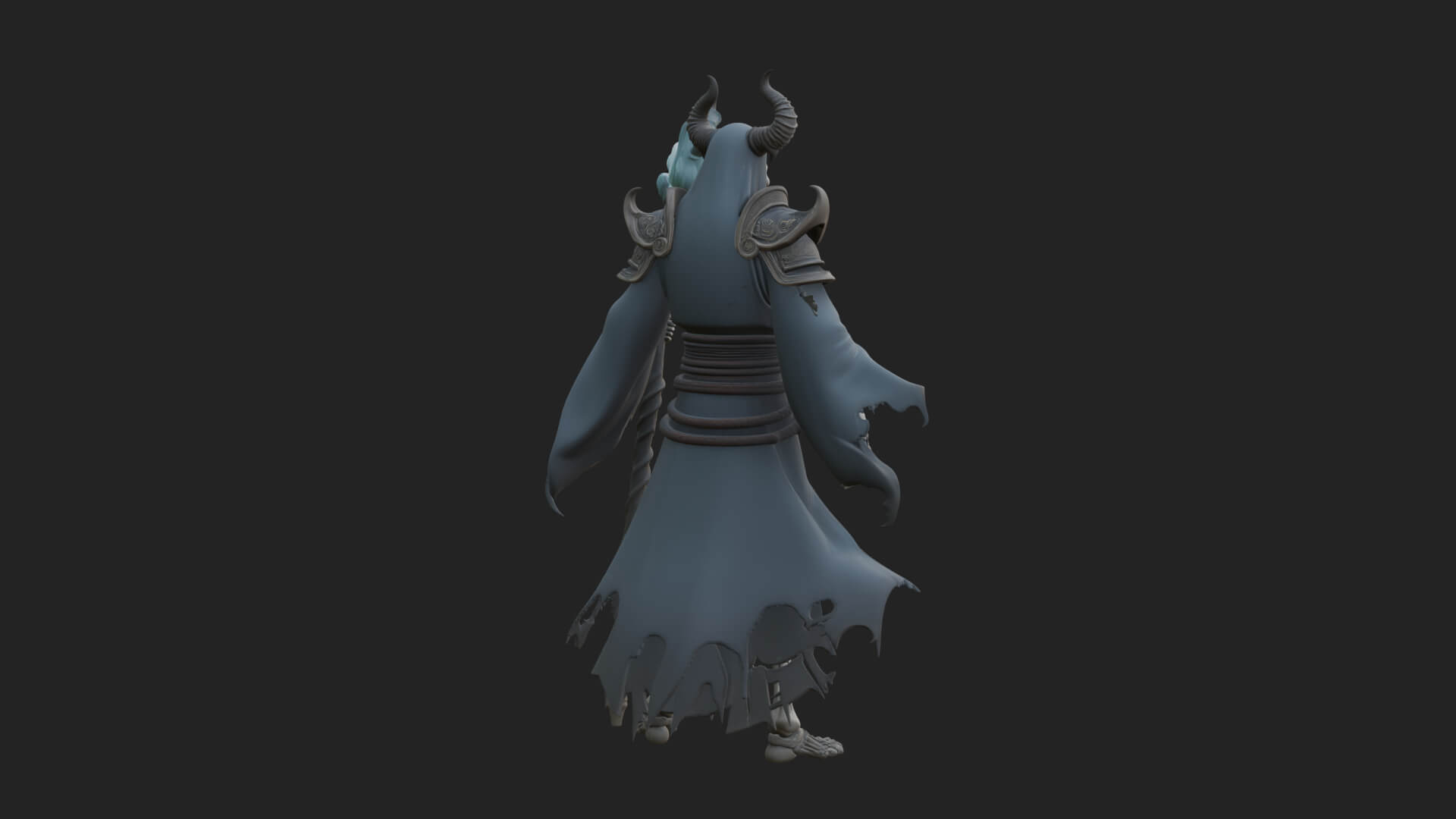 Skeleton Lich Statue Design 2 3D Print Model 3D Model