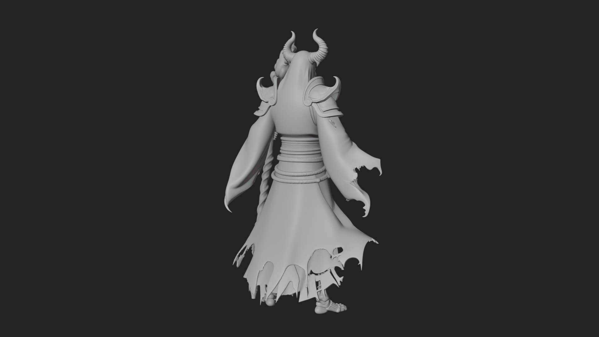 Skeleton Lich Statue Design 2 3D Print Model 3D Model