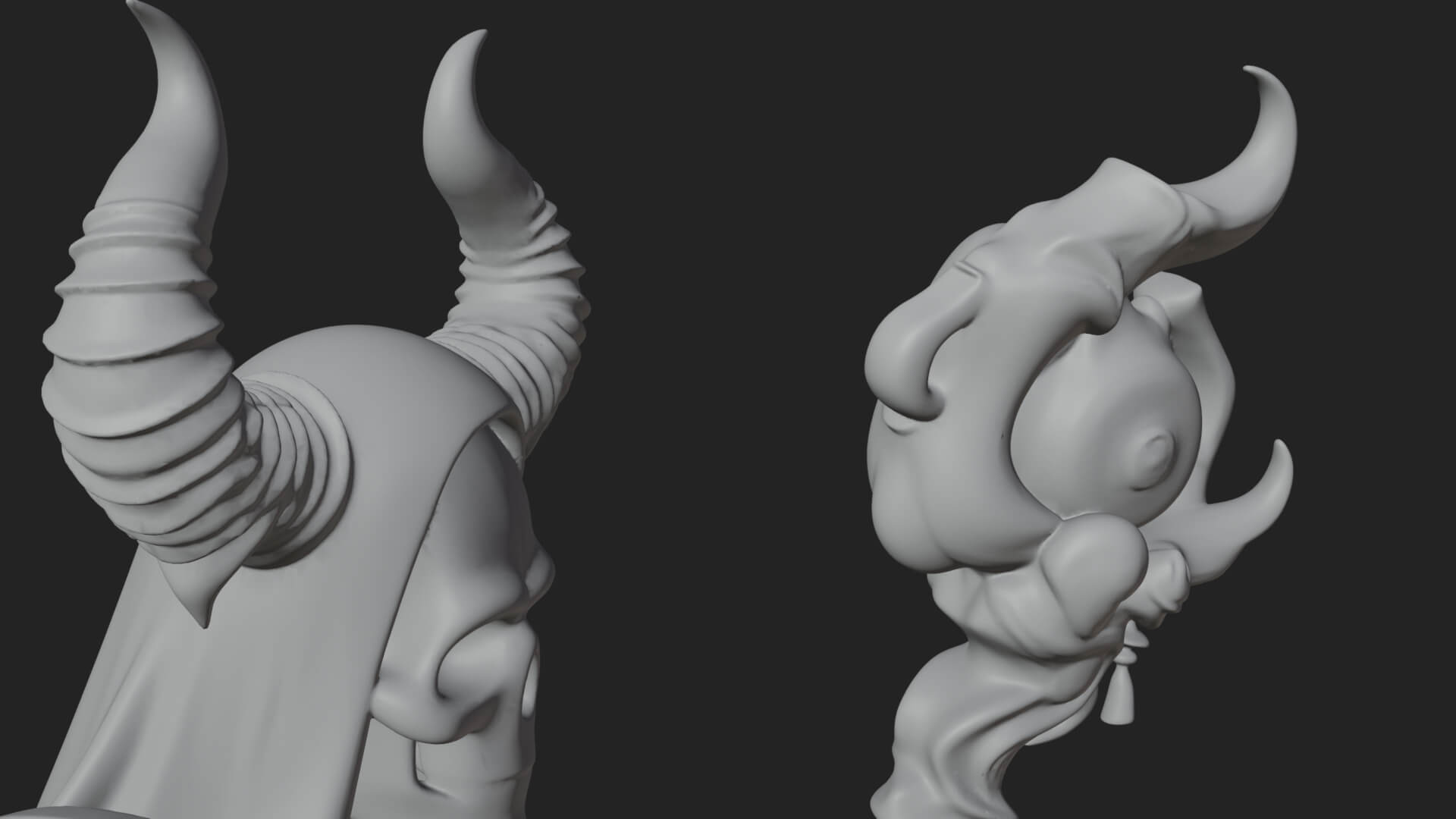 Skeleton Lich Statue Design 2 3D Print Model 3D Model