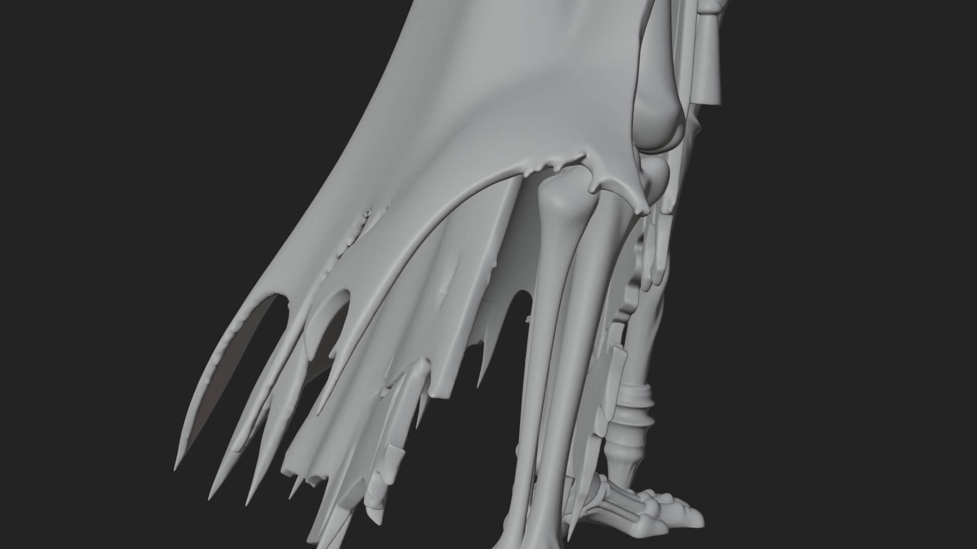 Skeleton Lich Statue Design 2 3D Print Model 3D Model