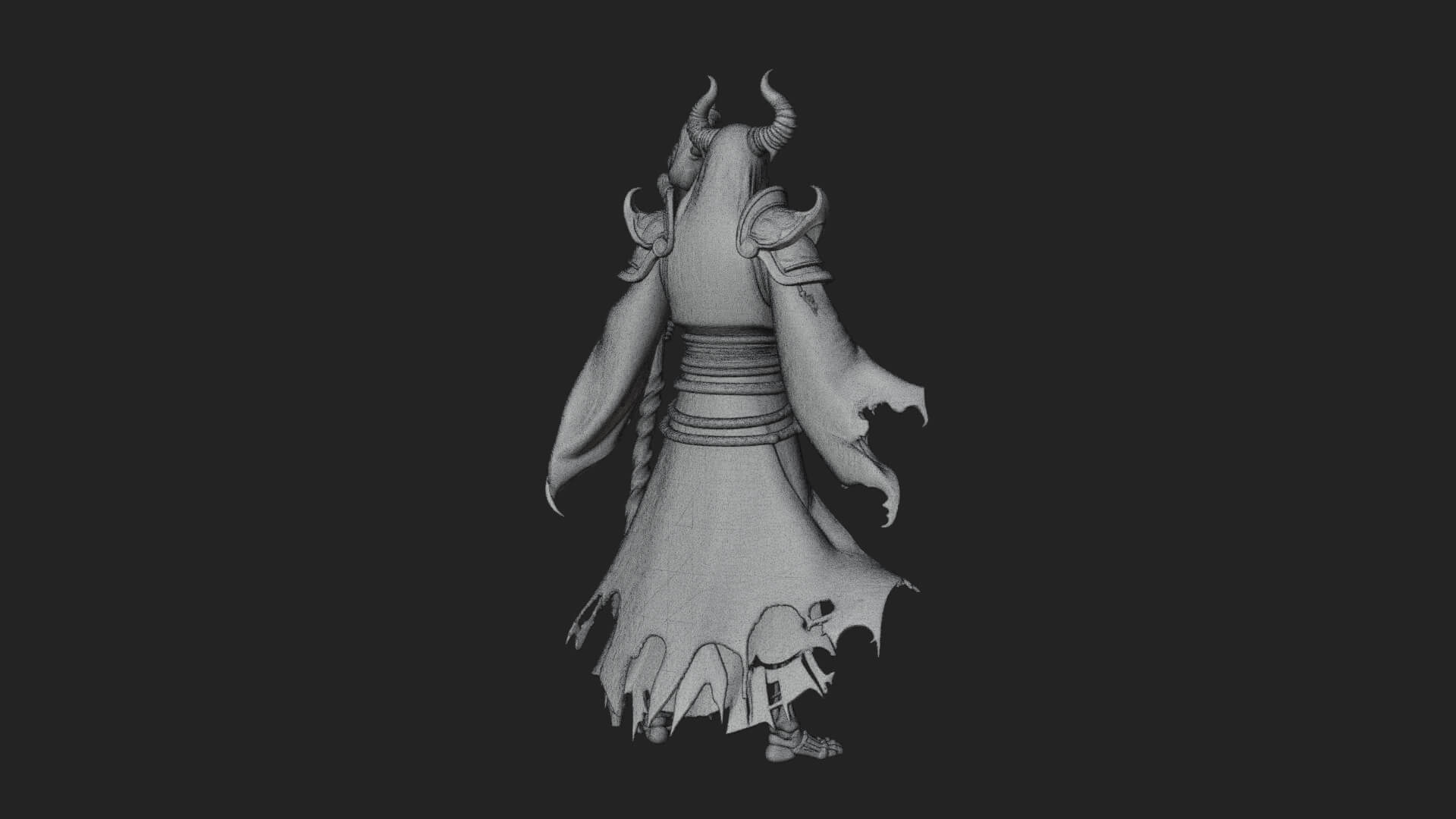 Skeleton Lich Statue Design 2 3D Print Model 3D Model