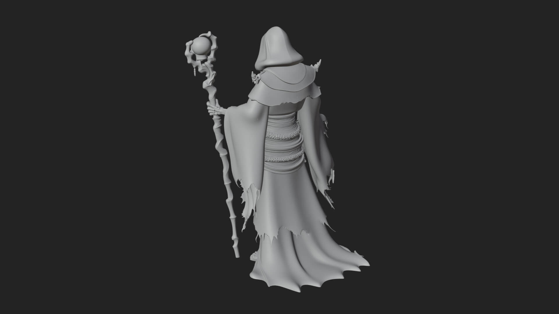 Skeleton Lich Statue Design 20 3D Print Model 3D Model