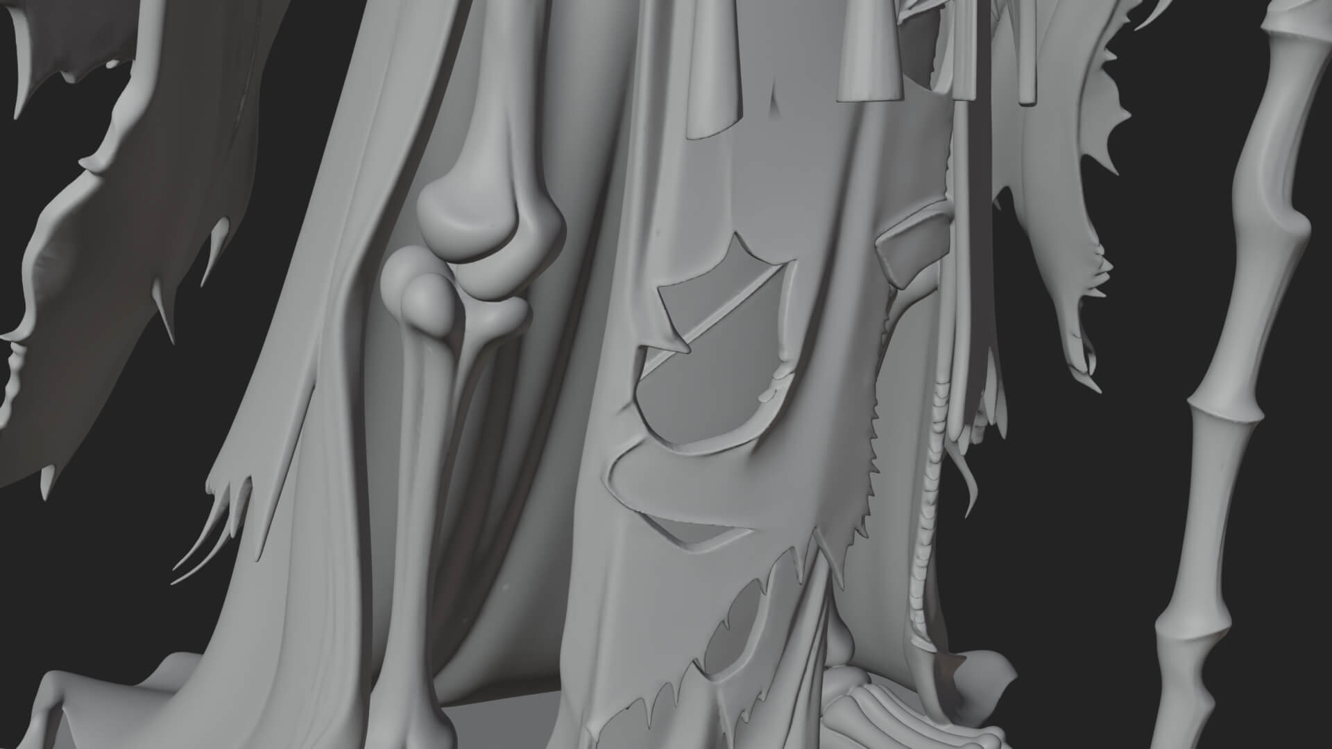 Skeleton Lich Statue Design 20 3D Print Model 3D Model