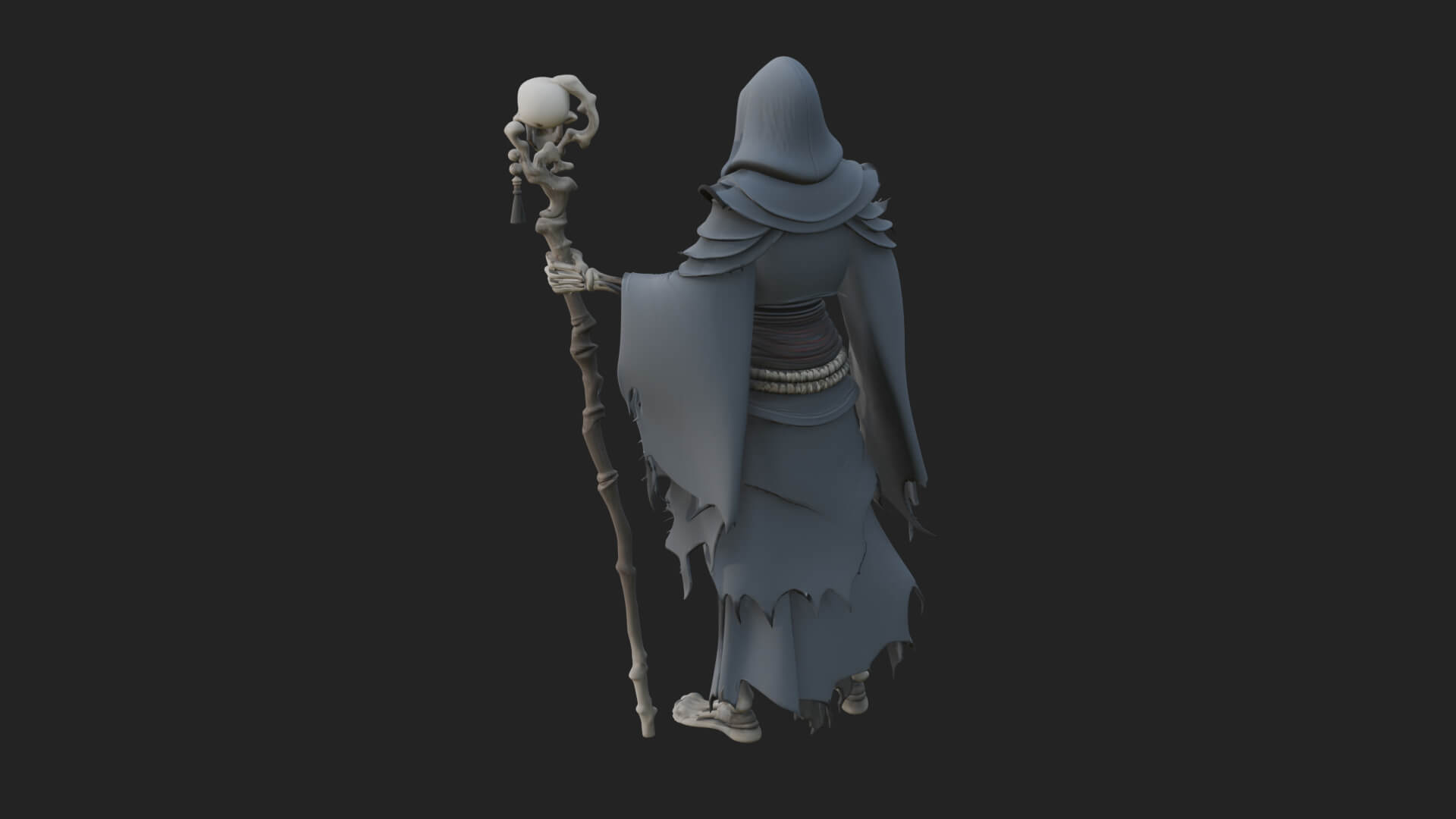 Skeleton Lich Statue Design 21 3D Print Model 3D Model