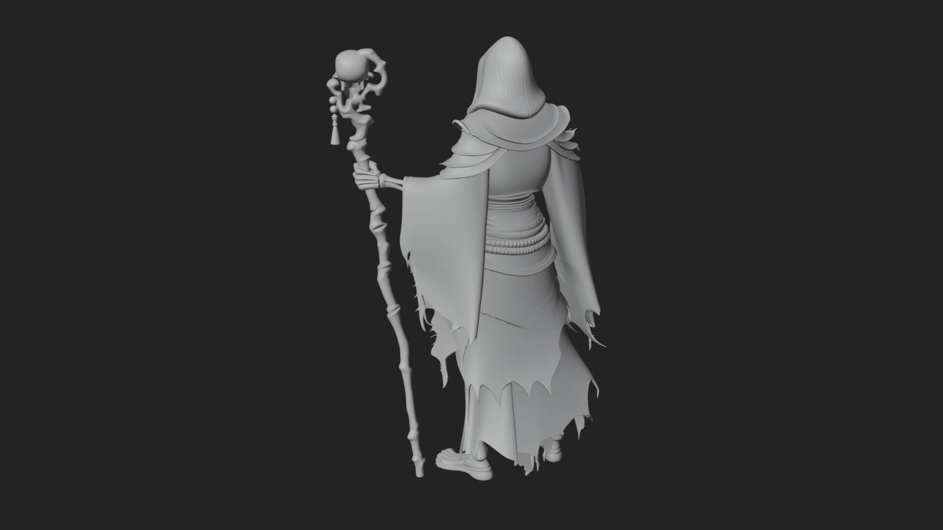 Skeleton Lich Statue Design 21 3D Print Model 3D Model