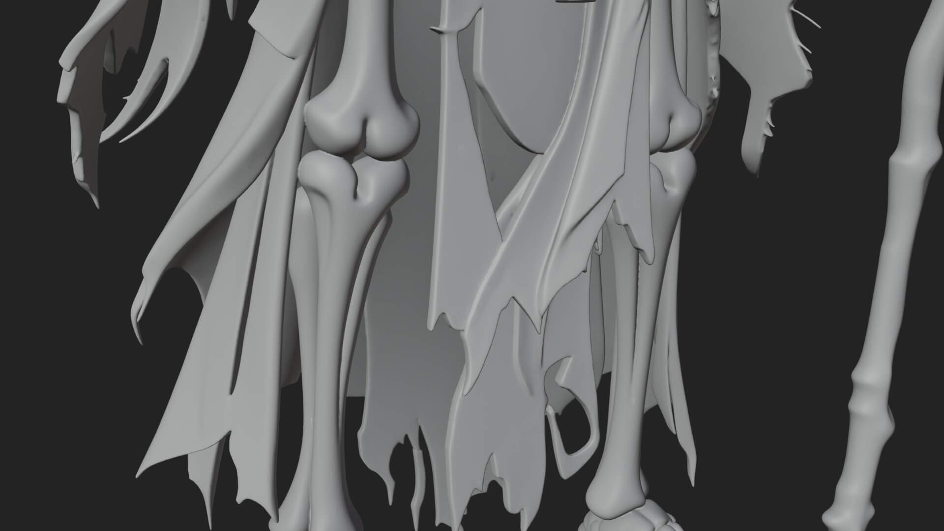 Skeleton Lich Statue Design 21 3D Print Model 3D Model