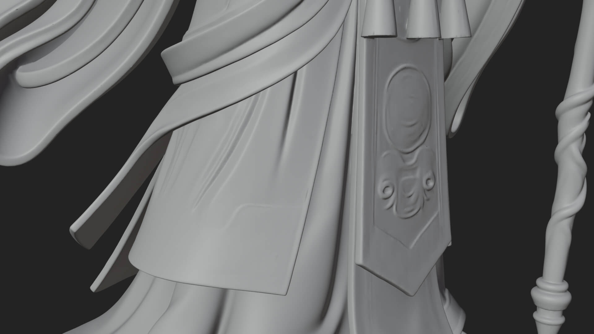 Skeleton Lich Statue Design 22 3D Print Model 3D Model