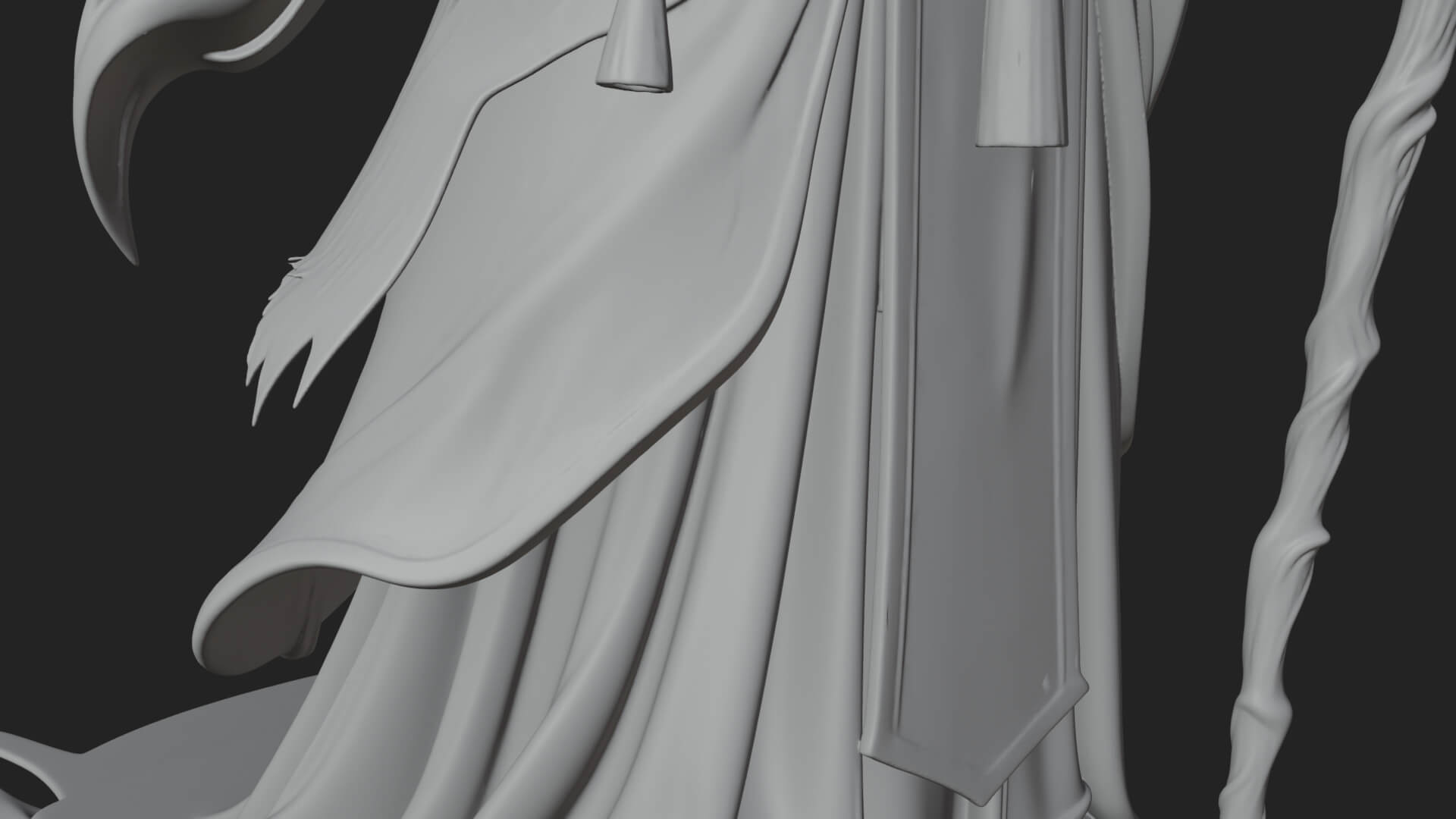 Skeleton Lich Statue Design 3 3D Print Model 3D Model