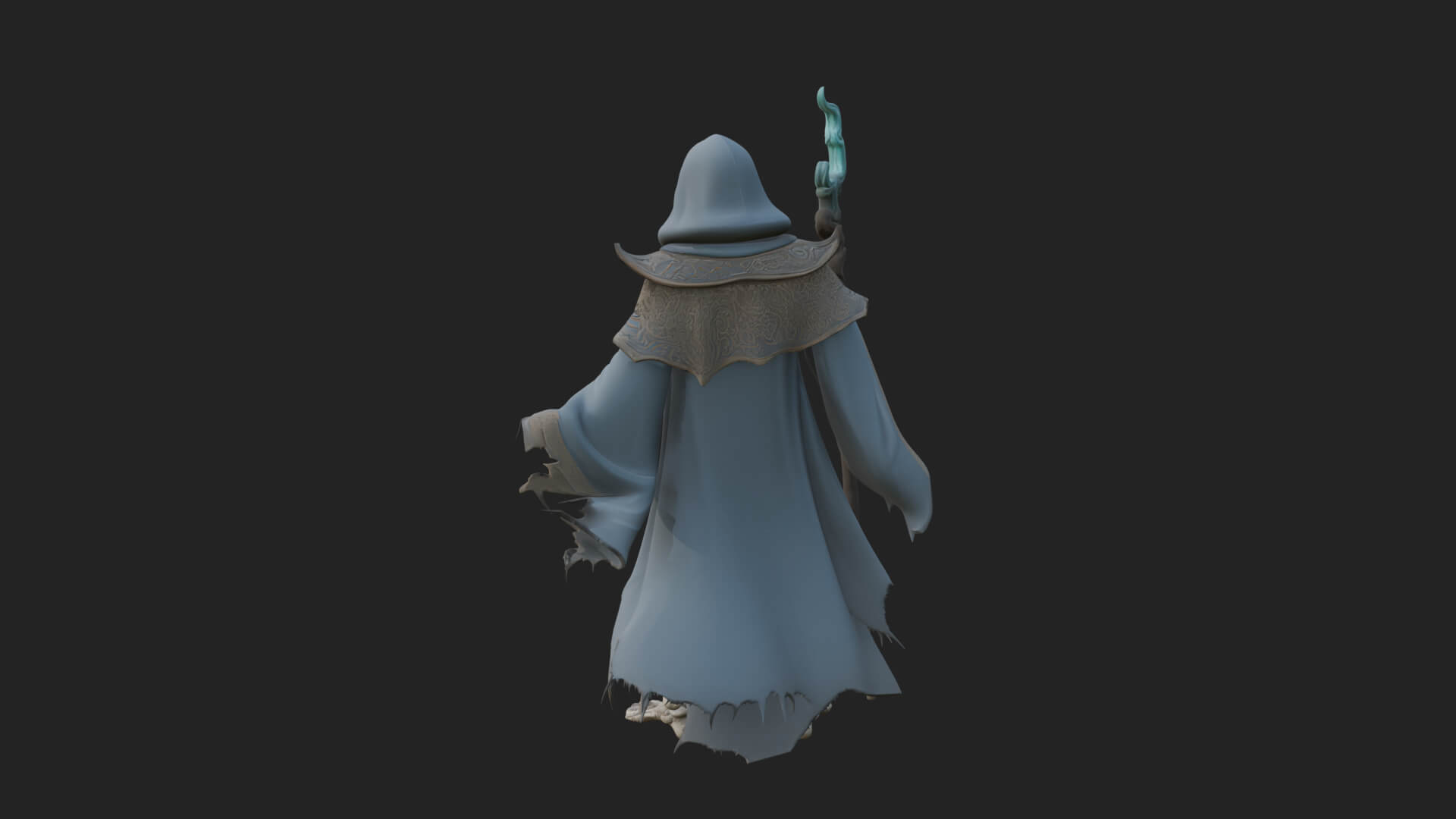 Skeleton Lich Statue Design 5 3D Print Model 3D Model