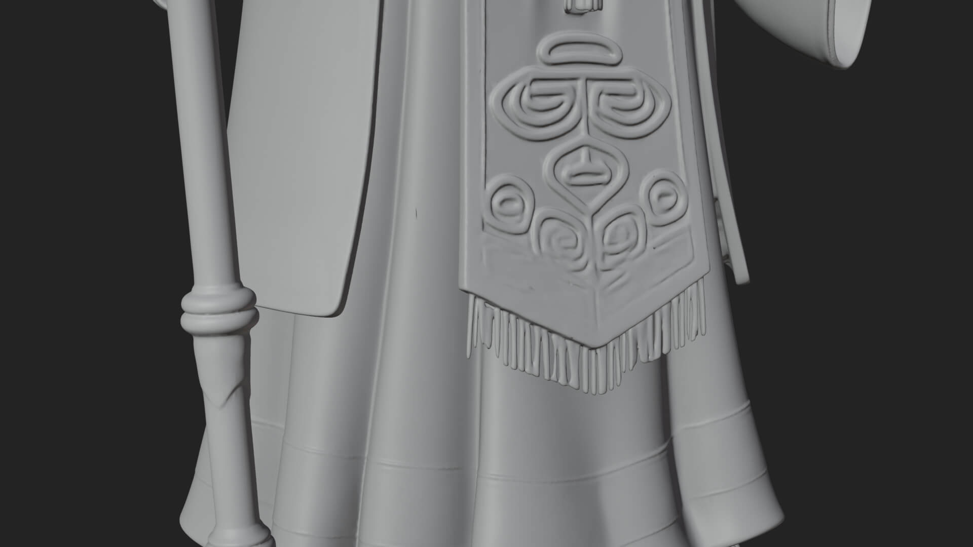 Skeleton Lich Statue Design 8 3D Print Model 3D Model