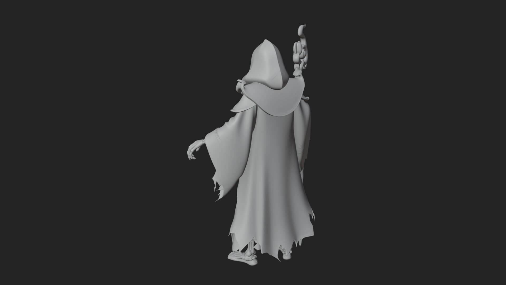 Skeleton Lich Statue Design 9 3D Print Model 3D Model