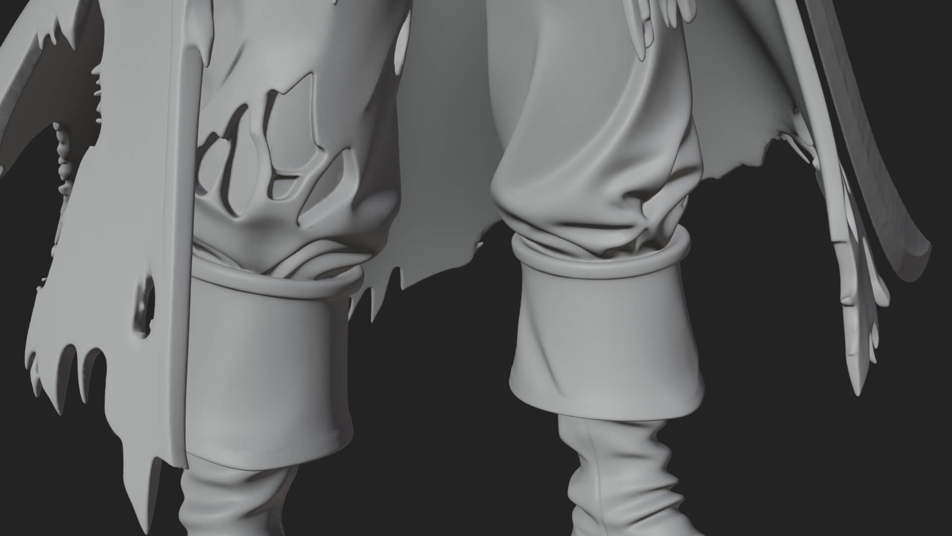 Skeleton Pirate Statue Design 8 3D Print Model 3D Model