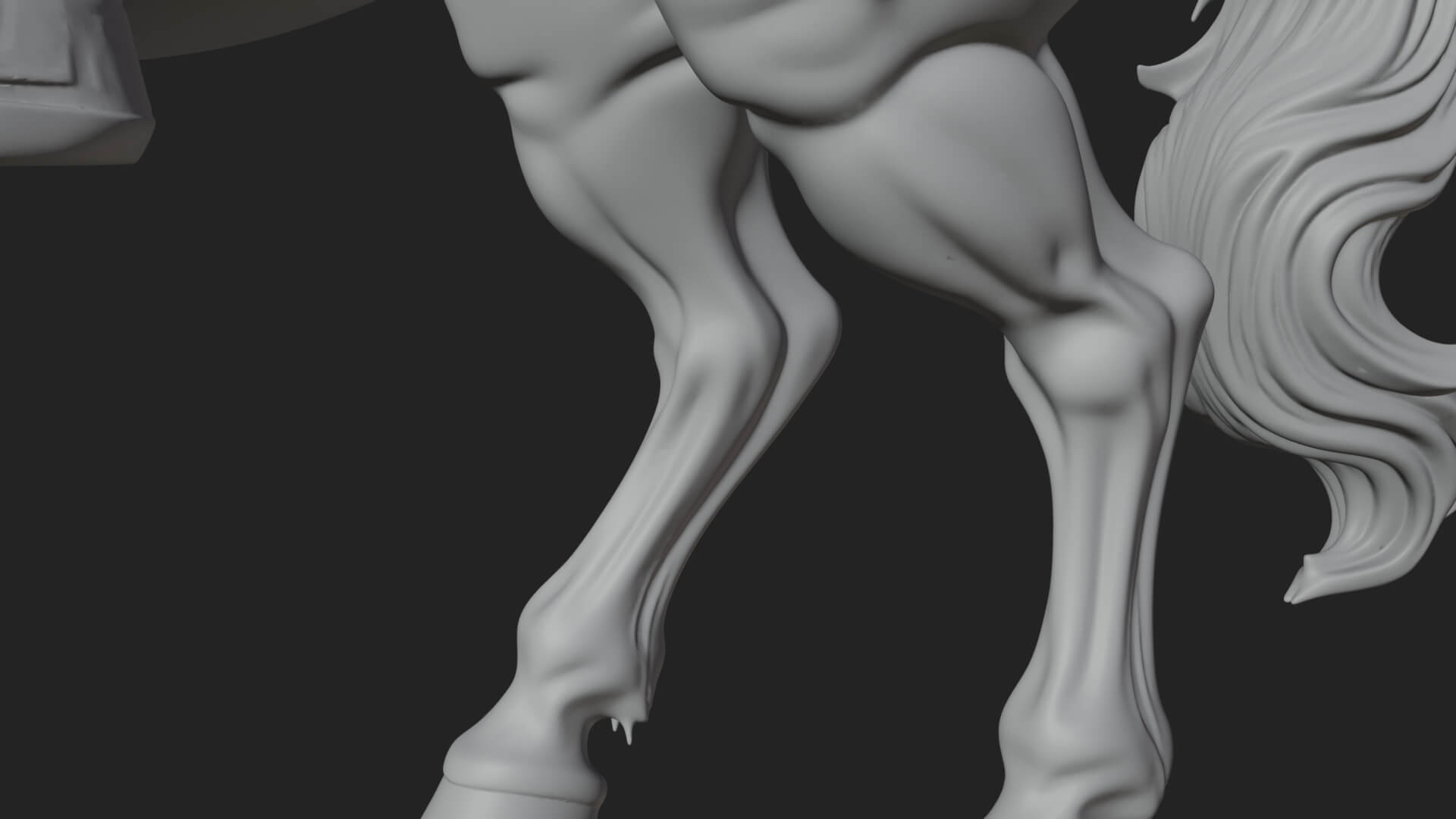 Skeleton Rider on Horse Statue Design 2 3D Print Model 3D Model