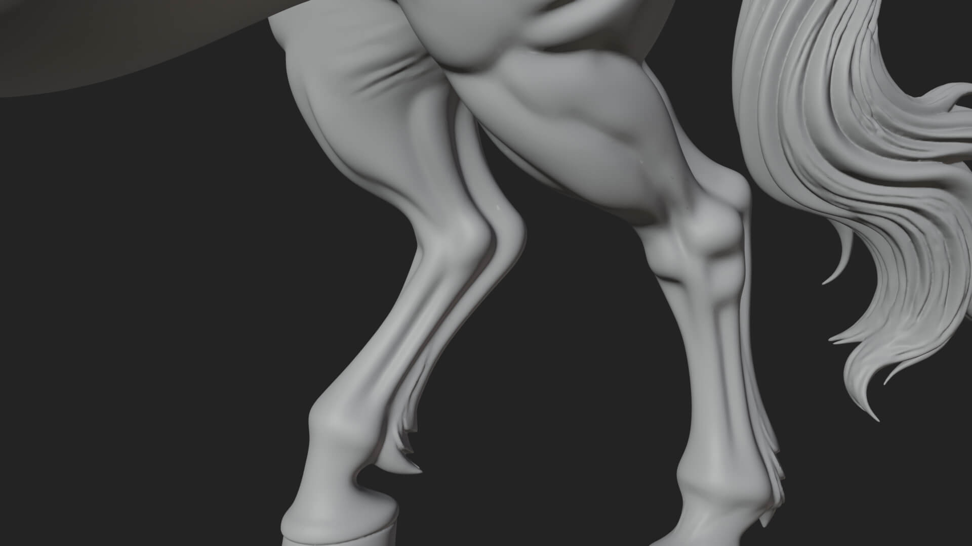 Skeleton Rider on Horse Statue Design 3 3D Print Model 3D Model