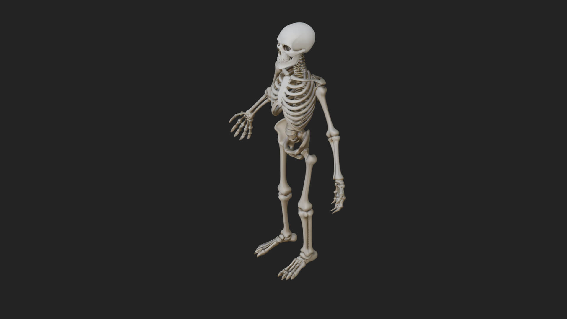 Skeleton Warrior Statue Design 10 3D Print Model 3D Model