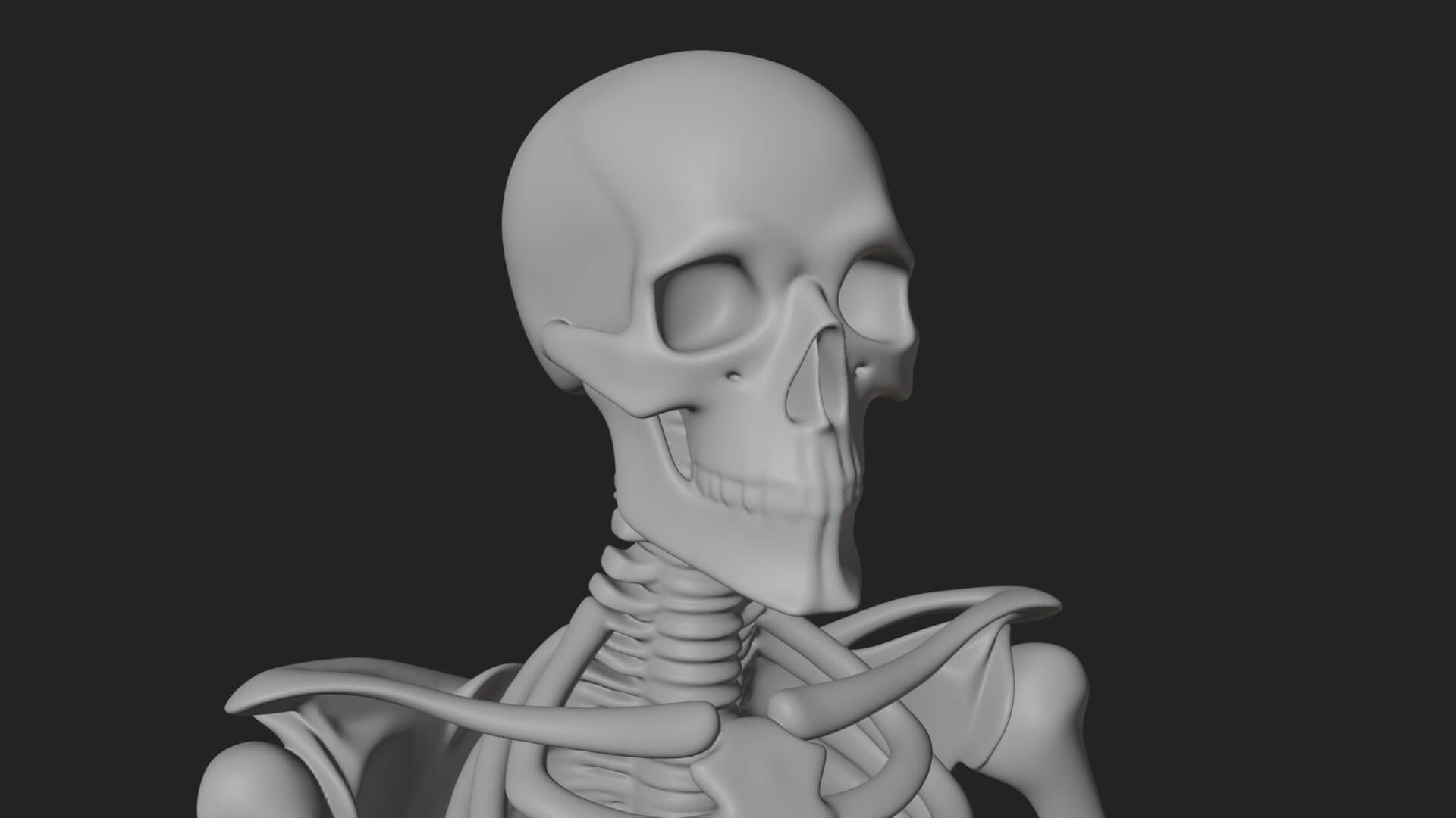 Skeleton Warrior Statue Design 10 3D Print Model 3D Model