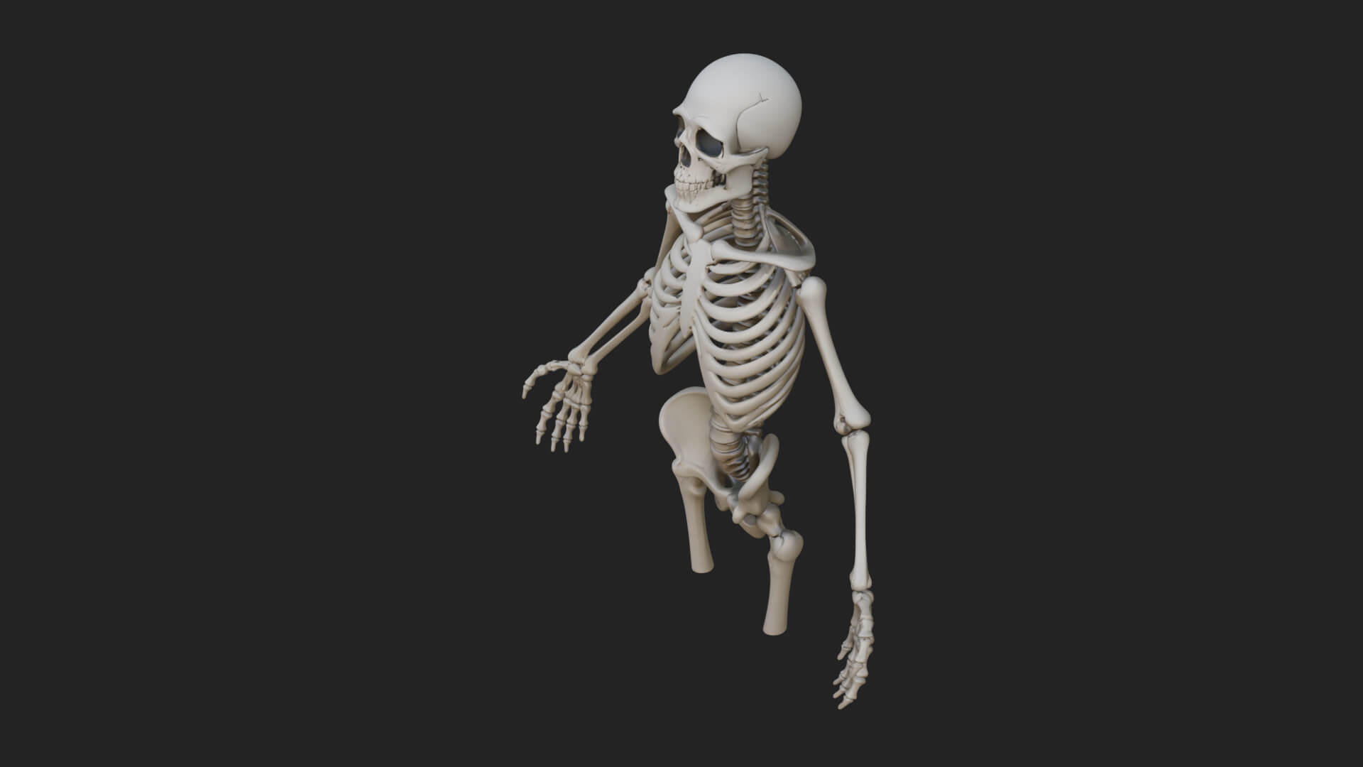 Skeleton Warrior Statue Design 11 3D Print Model 3D Model
