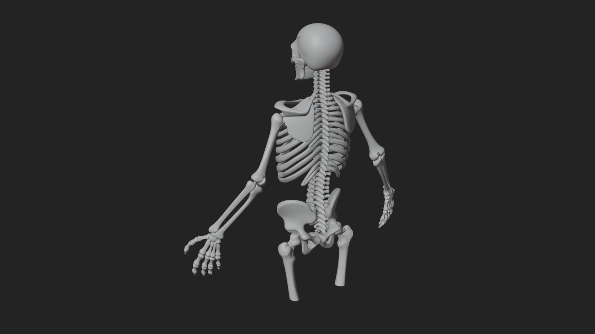 Skeleton Warrior Statue Design 11 3D Print Model 3D Model