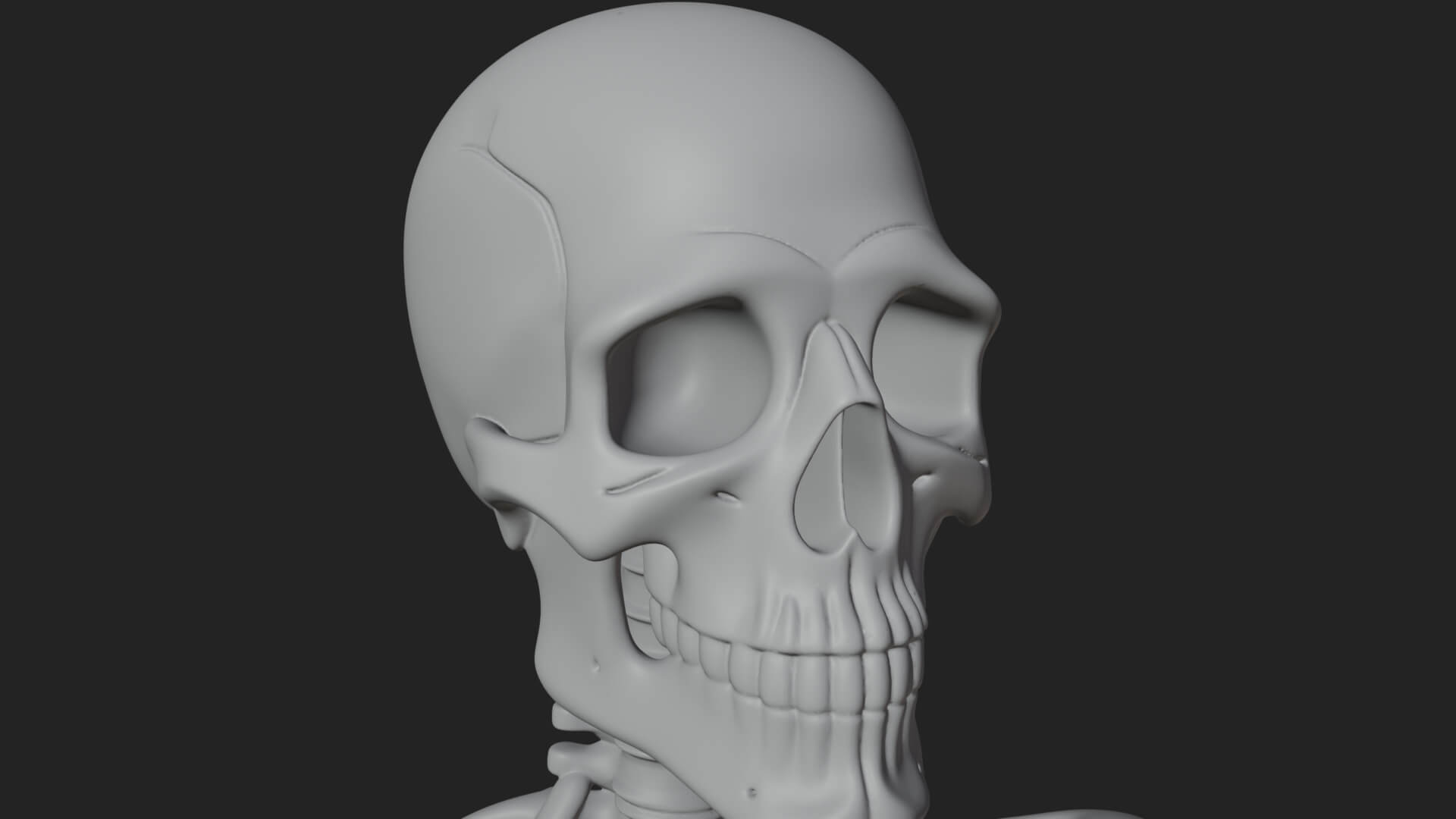 Skeleton Warrior Statue Design 11 3D Print Model 3D Model