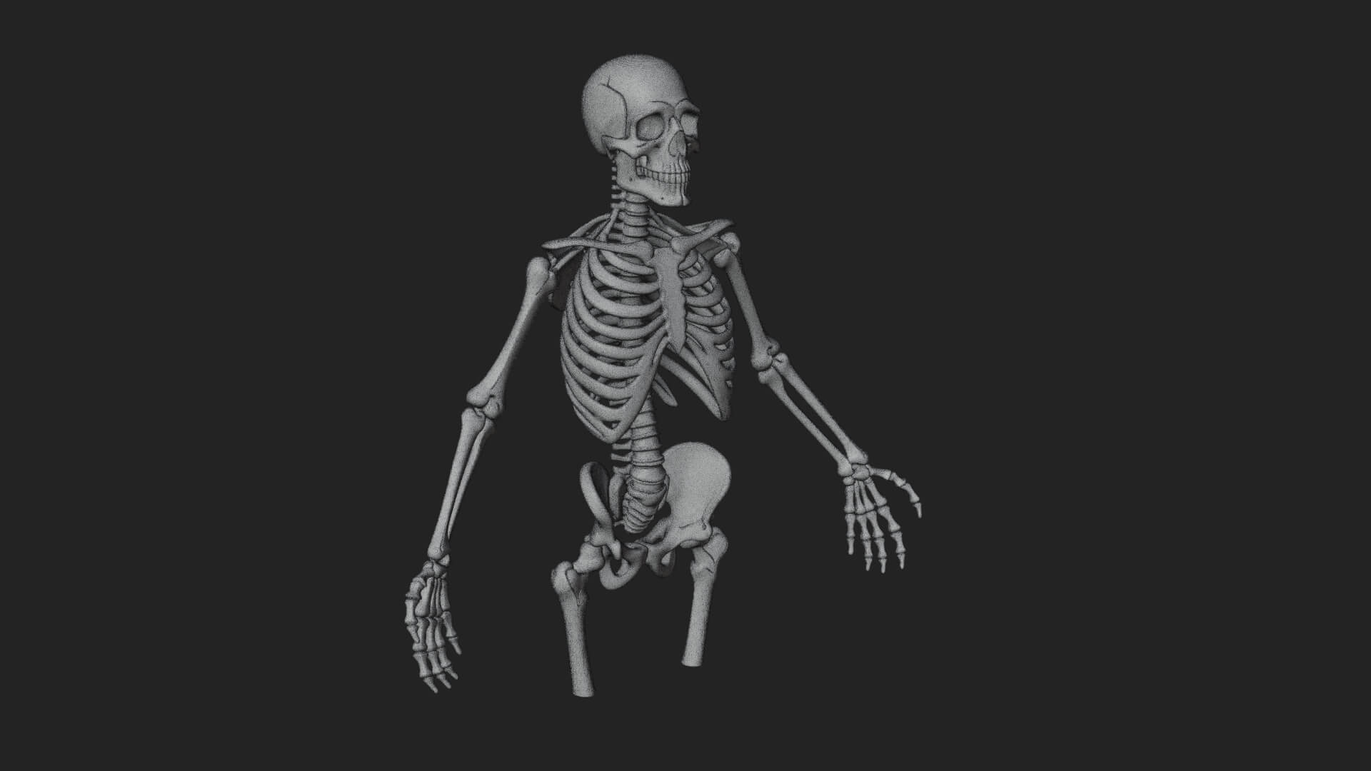 Skeleton Warrior Statue Design 11 3D Print Model 3D Model