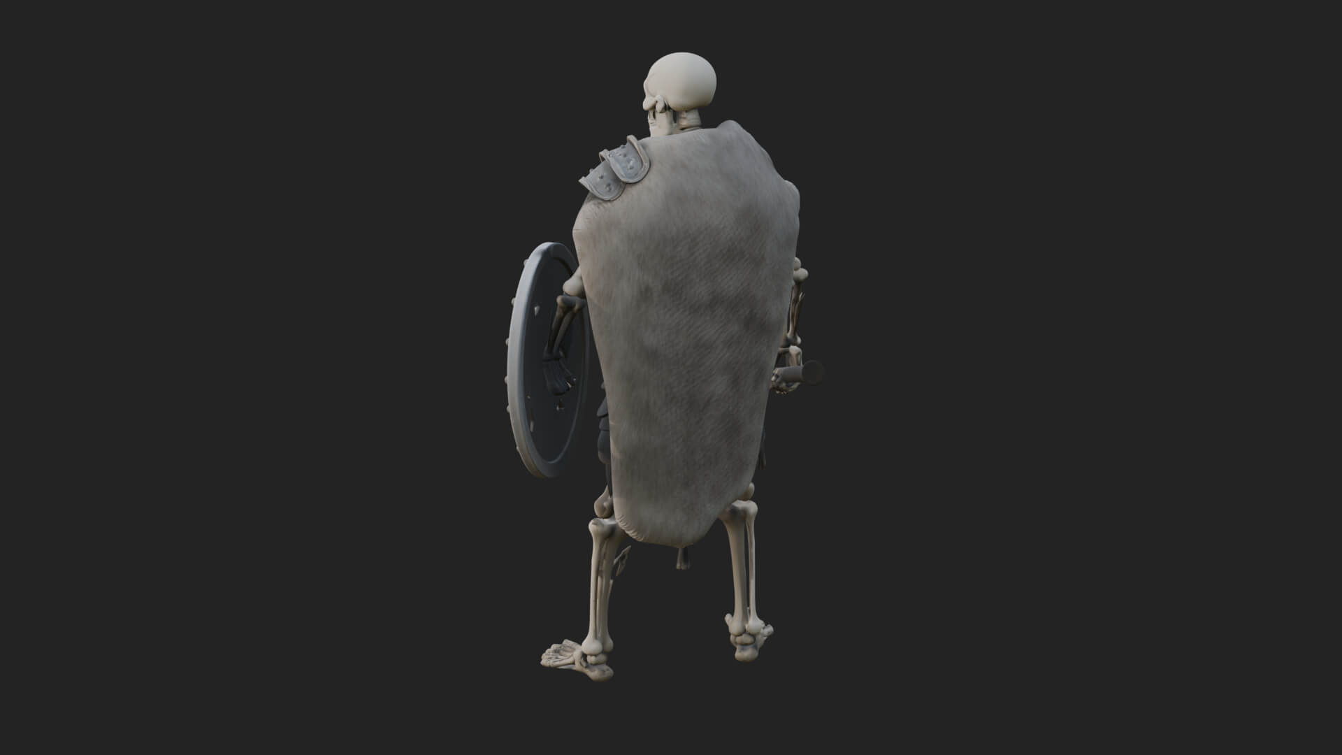 Skeleton Warrior Statue Design 12 3D Print Model 3D Model