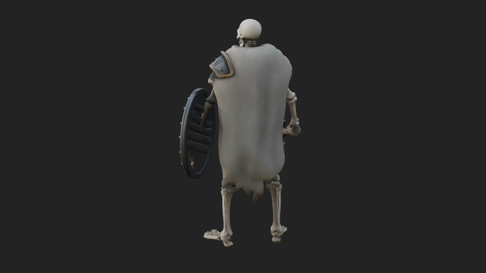 Skeleton Warrior Statue Design 14 3D Print Model 3D Model