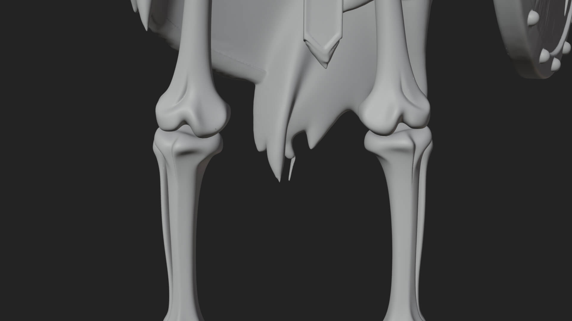 Skeleton Warrior Statue Design 14 3D Print Model 3D Model