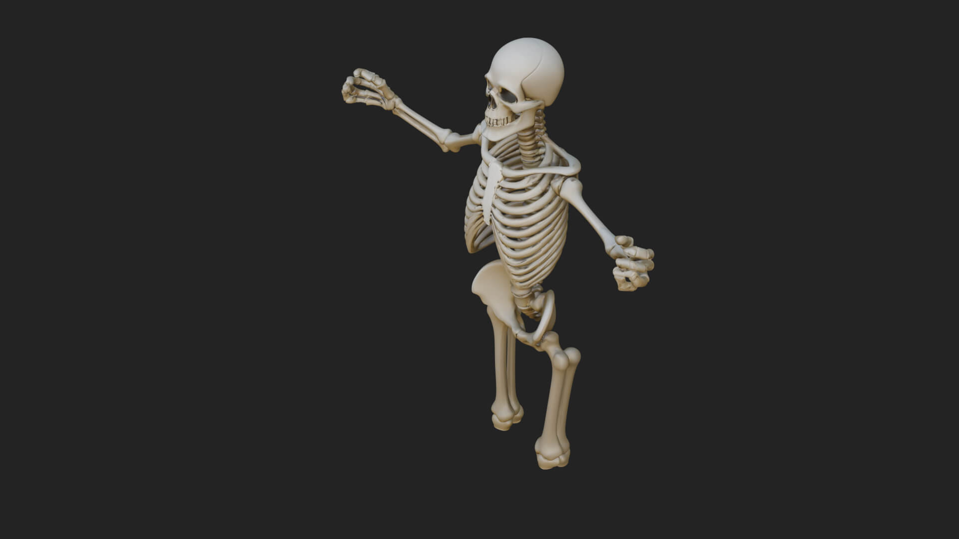 Skeleton Warrior Statue Design 15 3D Print Model 3D Model